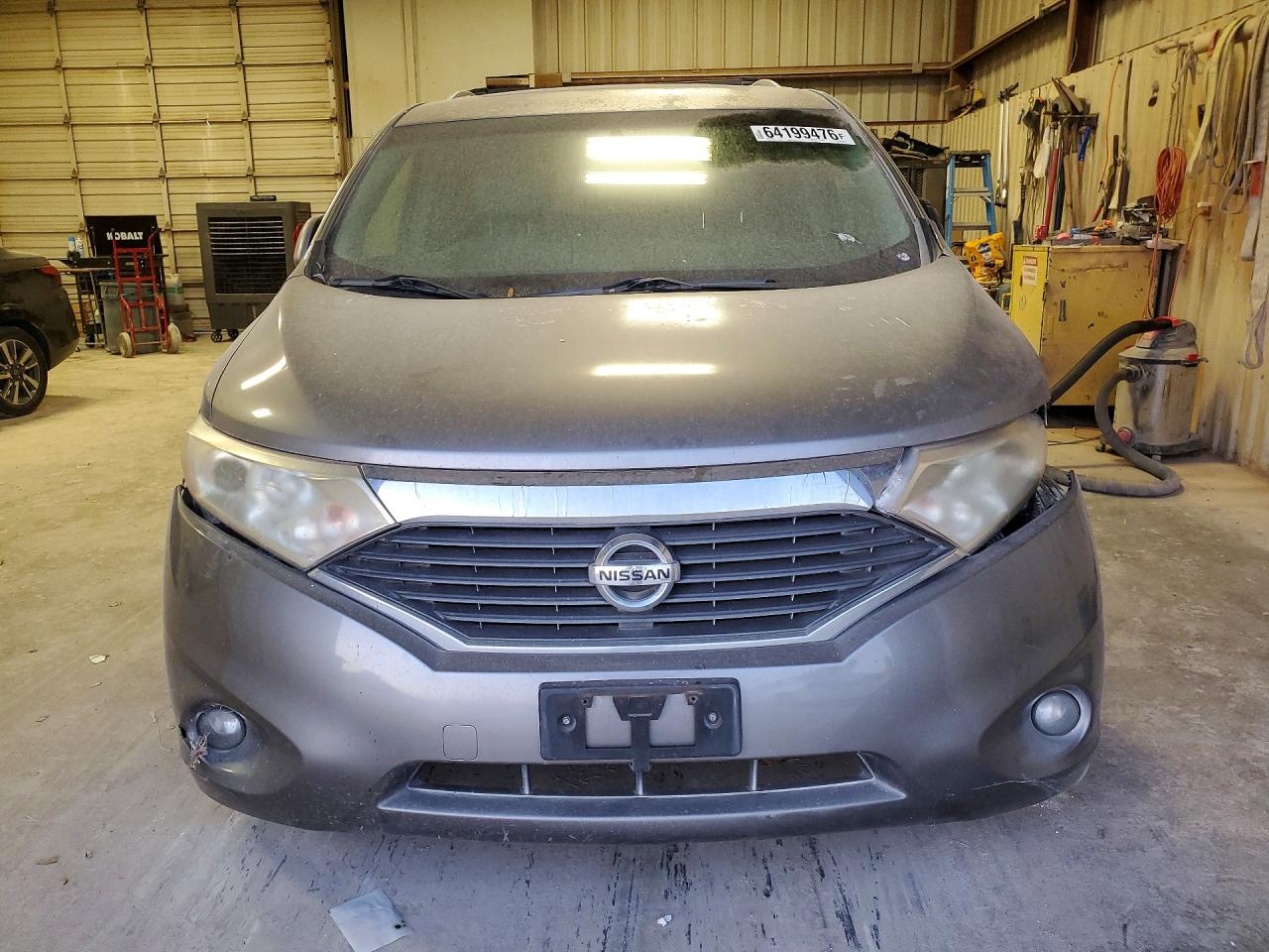 2013 Nissan Quest 3.5 S Gray vin: JN8AE2KP1D9062282