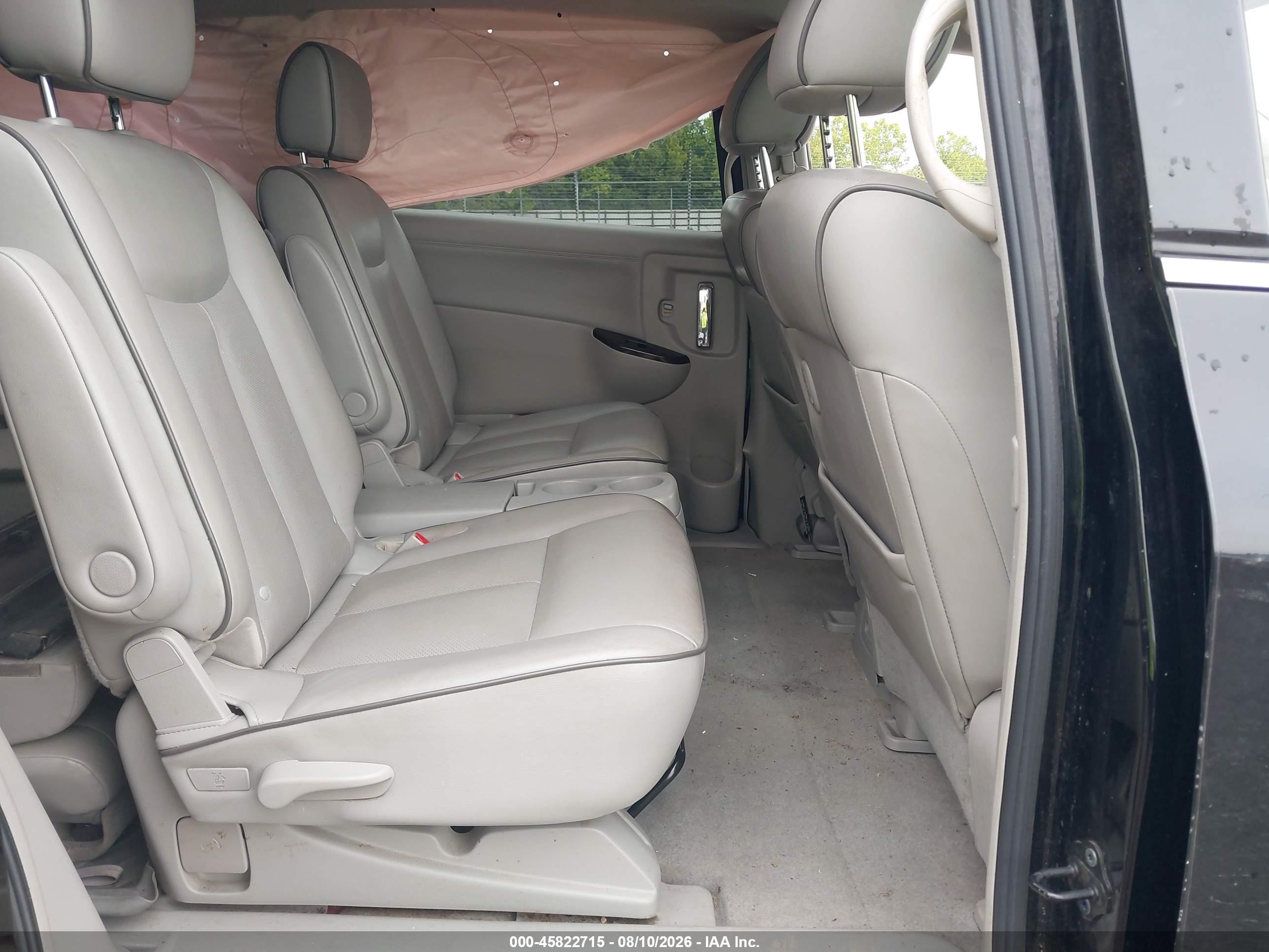 2013 Nissan Quest Sl Black vin: JN8AE2KP1D9065246