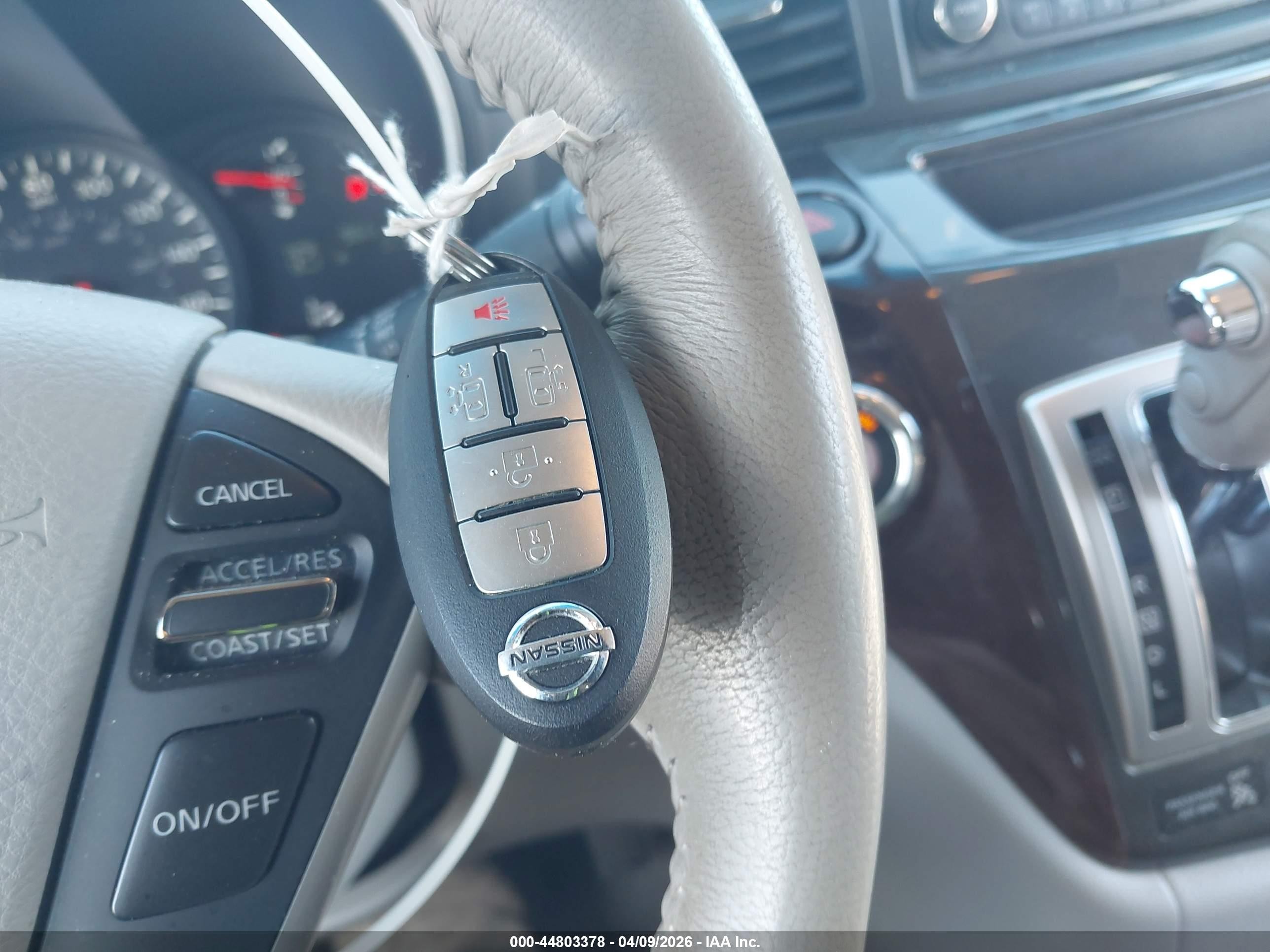 2013 Nissan Quest Sv Gray vin: JN8AE2KP1D9067322
