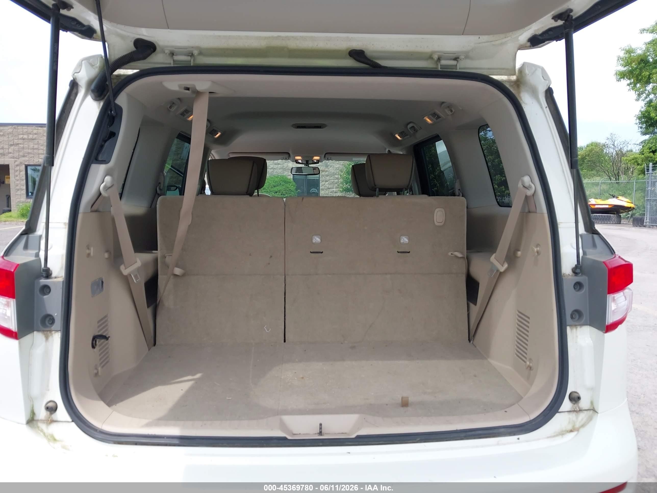 2013 Nissan Quest Sl White vin: JN8AE2KP1D9067501