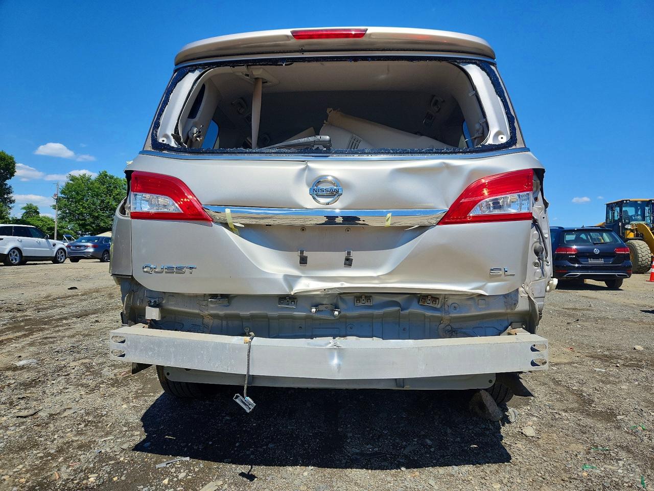 2013 Nissan Quest 3.5 S Beige vin: JN8AE2KP1D9071788