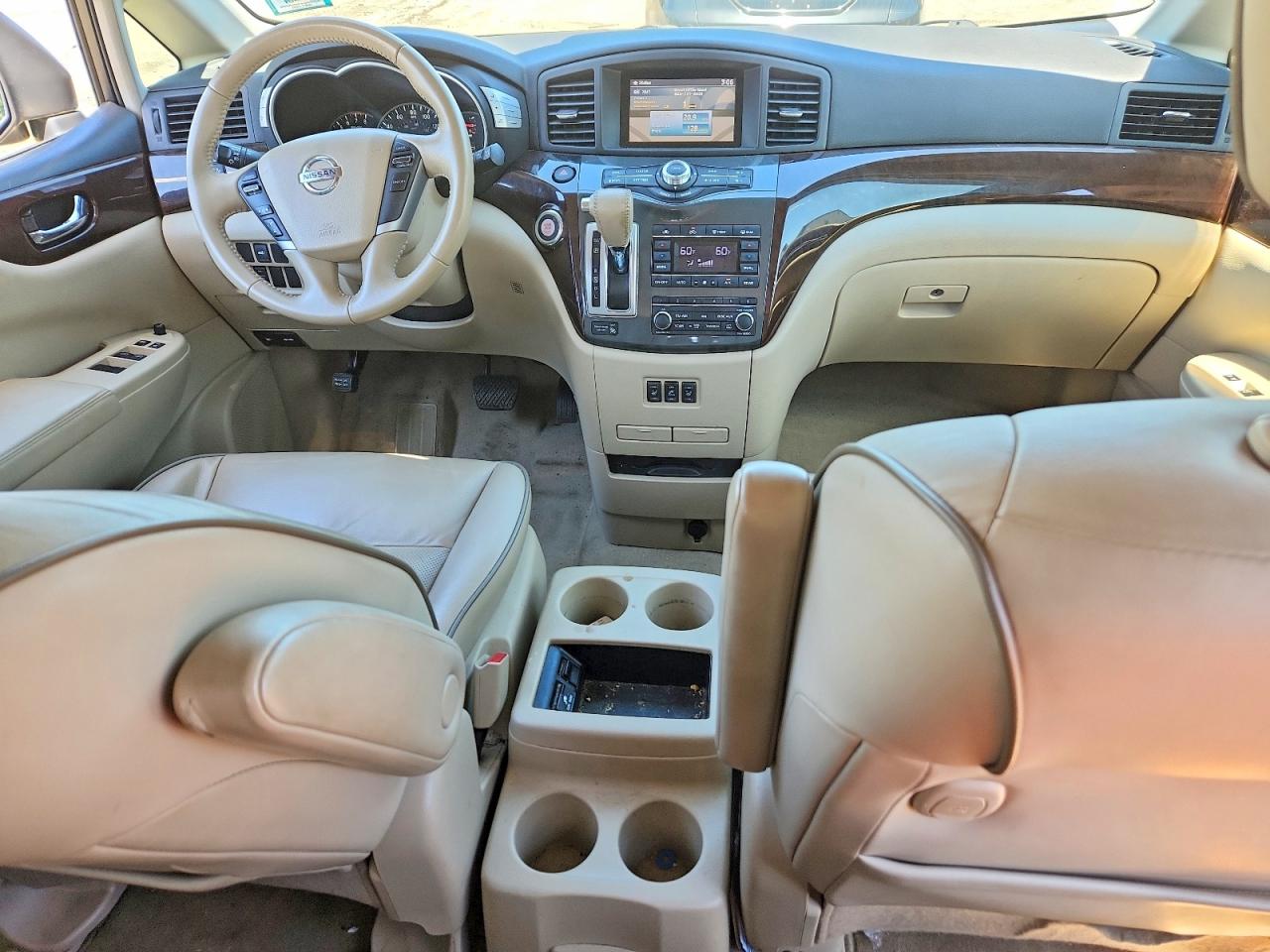 2013 Nissan Quest 3.5 S Beige vin: JN8AE2KP1D9071788