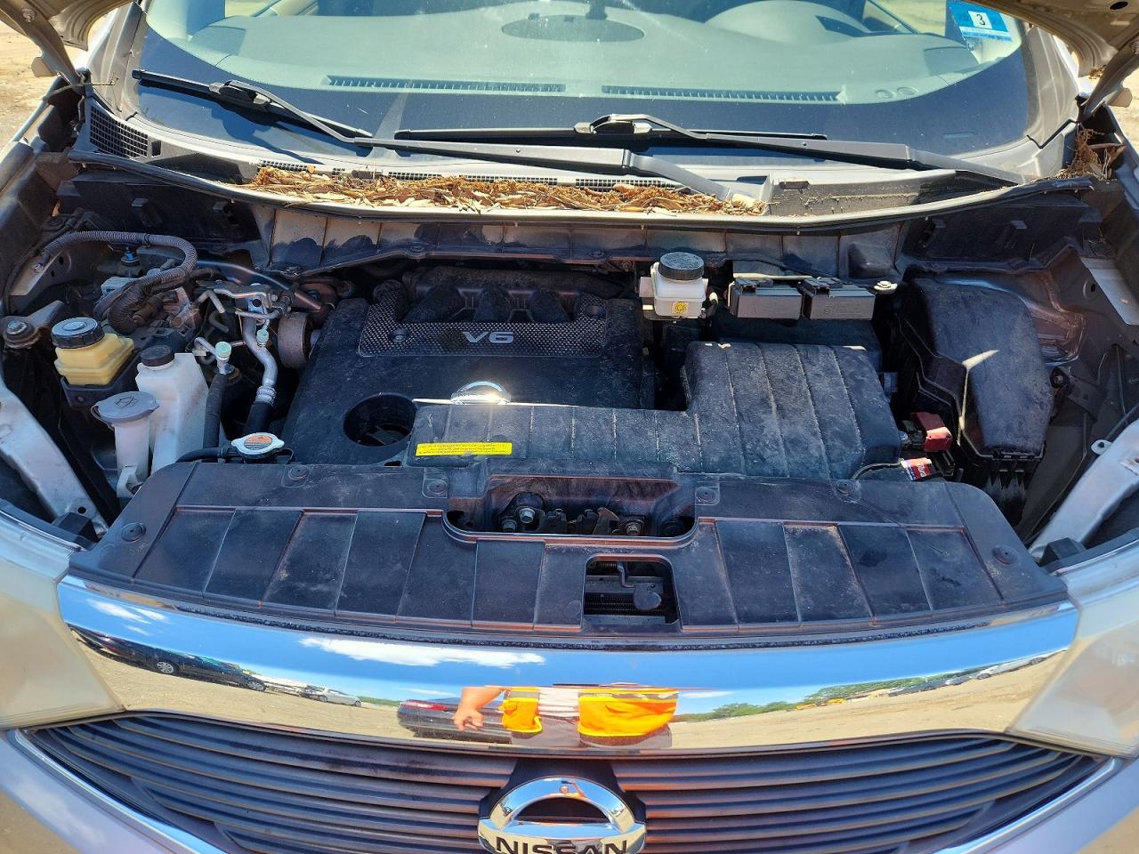 2013 Nissan Quest 3.5 S Beige vin: JN8AE2KP1D9071788