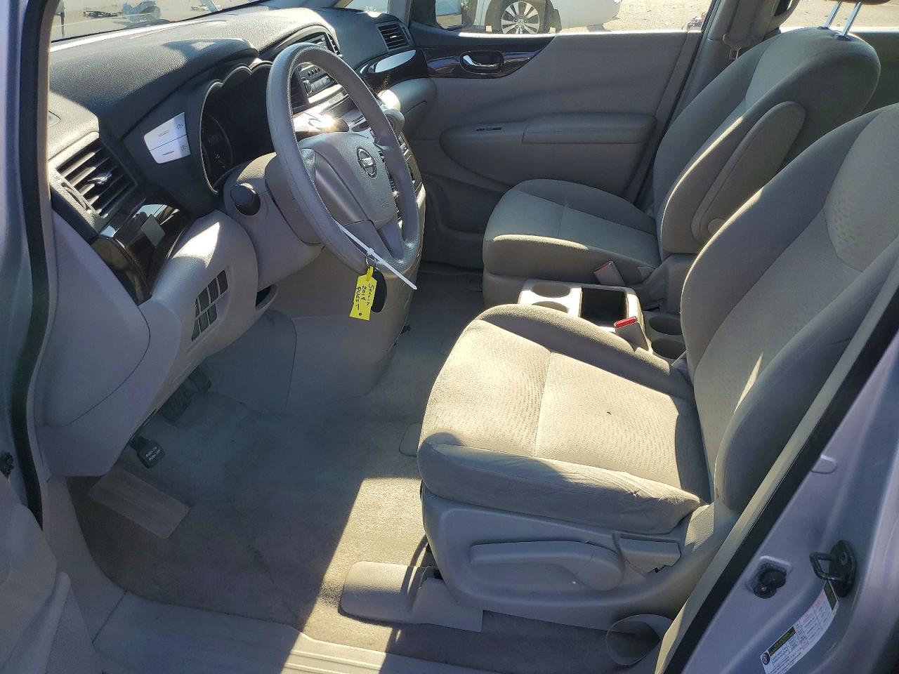 2014 Nissan Quest 3.5 S Silver vin: JN8AE2KP1E9100840