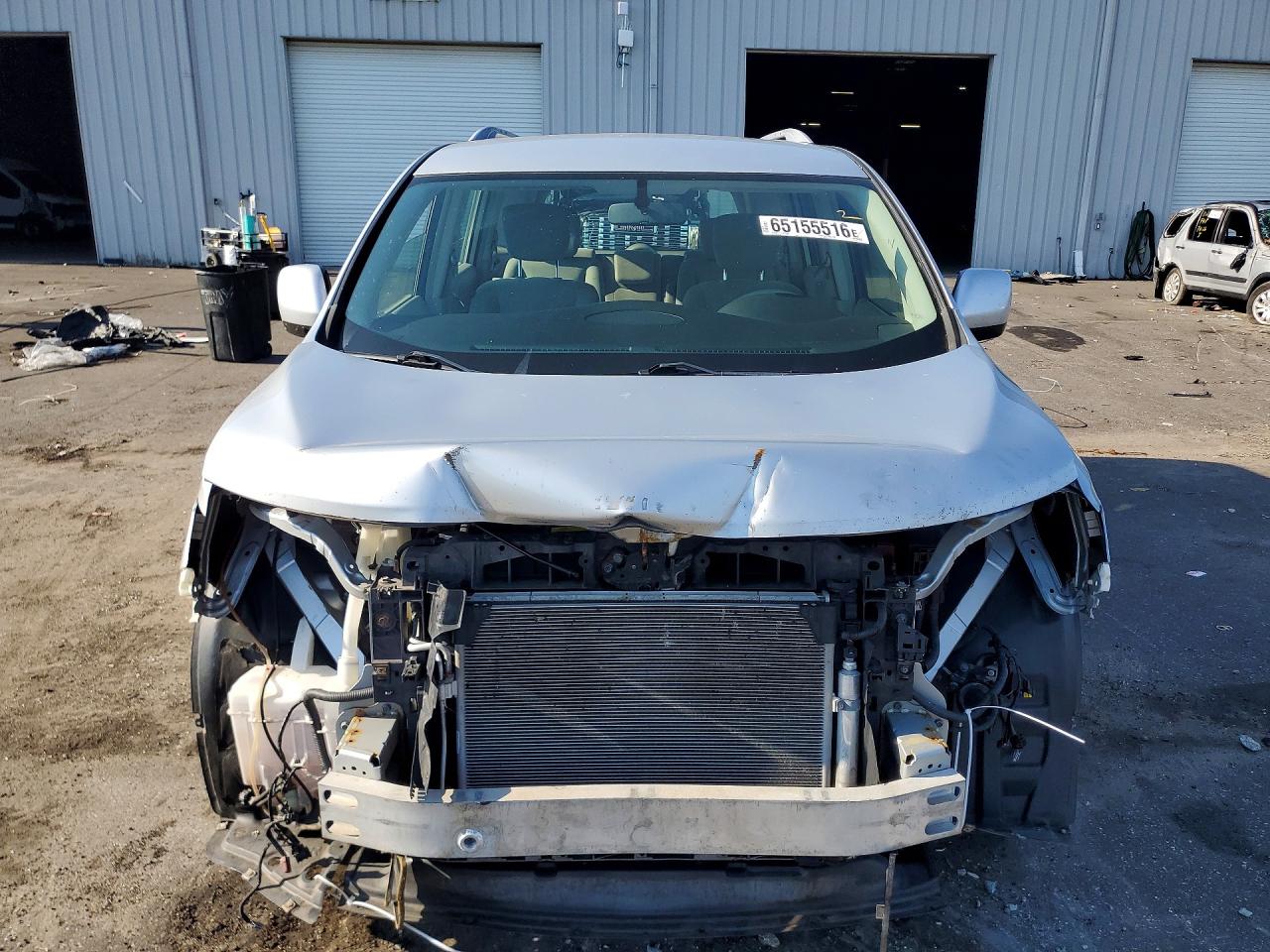 2014 Nissan Quest 3.5 S Silver vin: JN8AE2KP1E9100840