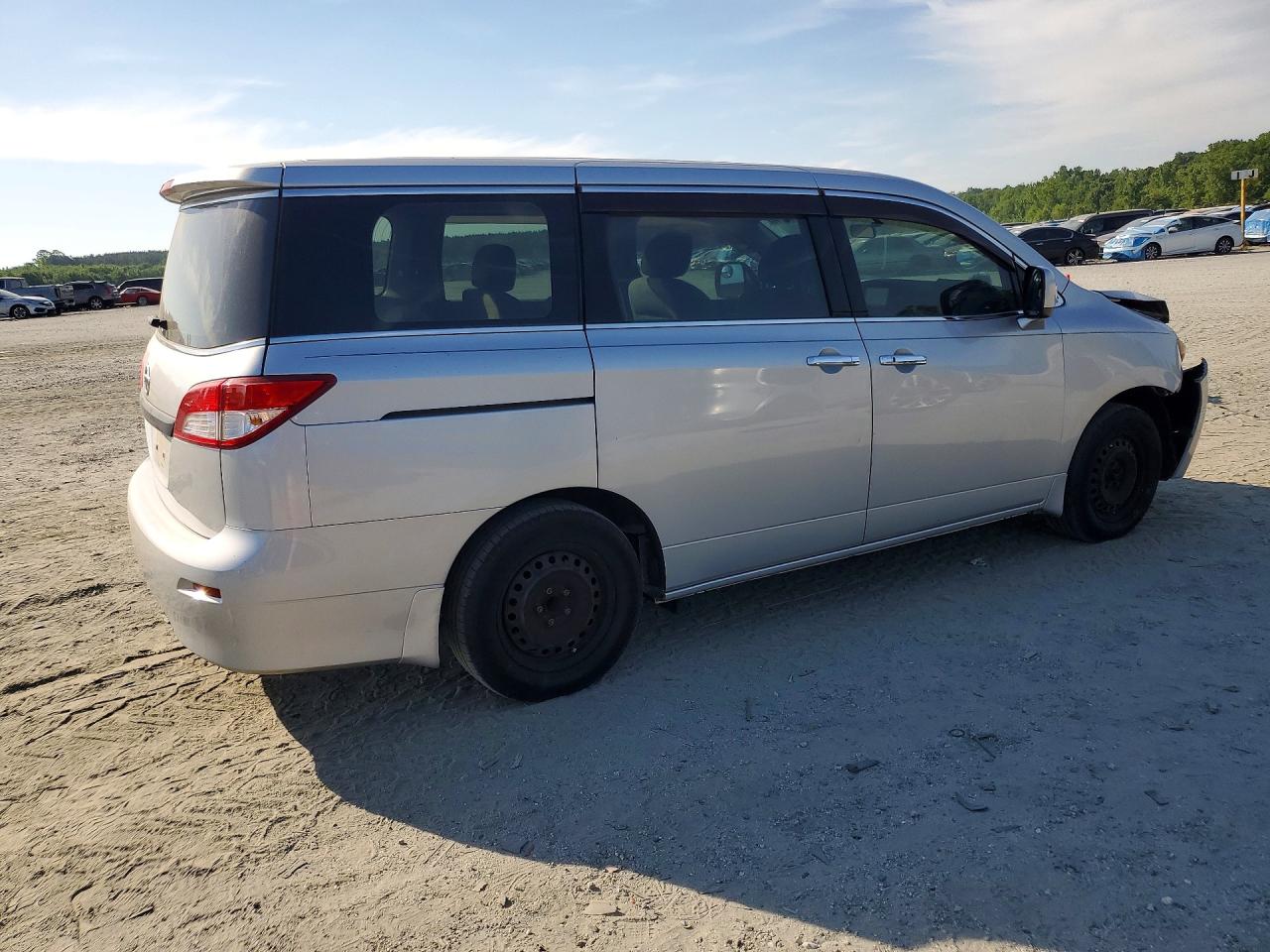 2014 Nissan Quest 3.5 S Silver vin: JN8AE2KP1E9104807