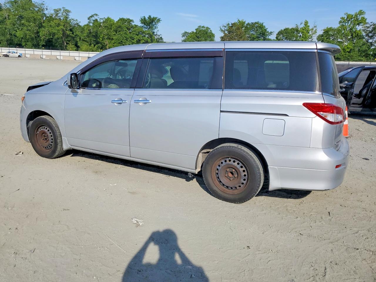2014 Nissan Quest 3.5 S Silver vin: JN8AE2KP1E9104807