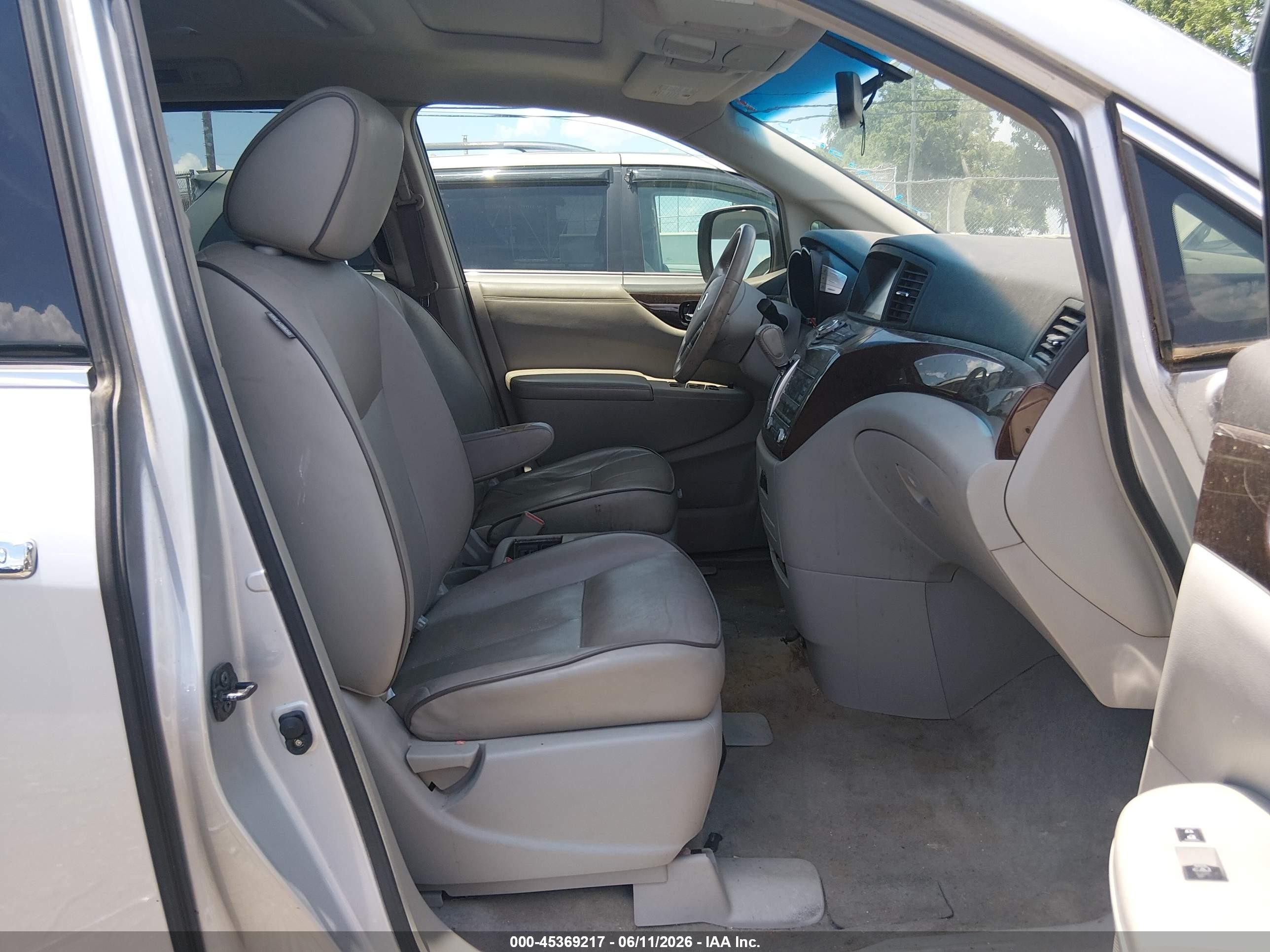 2014 Nissan Quest Sl Silver vin: JN8AE2KP1E9105746