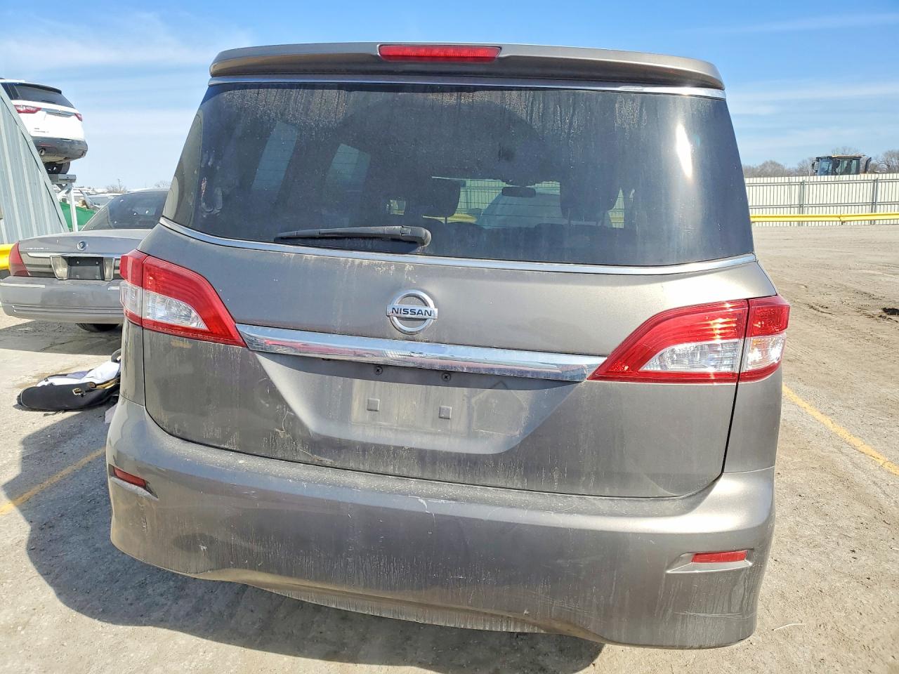 2014 Nissan Quest Gray vin: JN8AE2KP1E9105763
