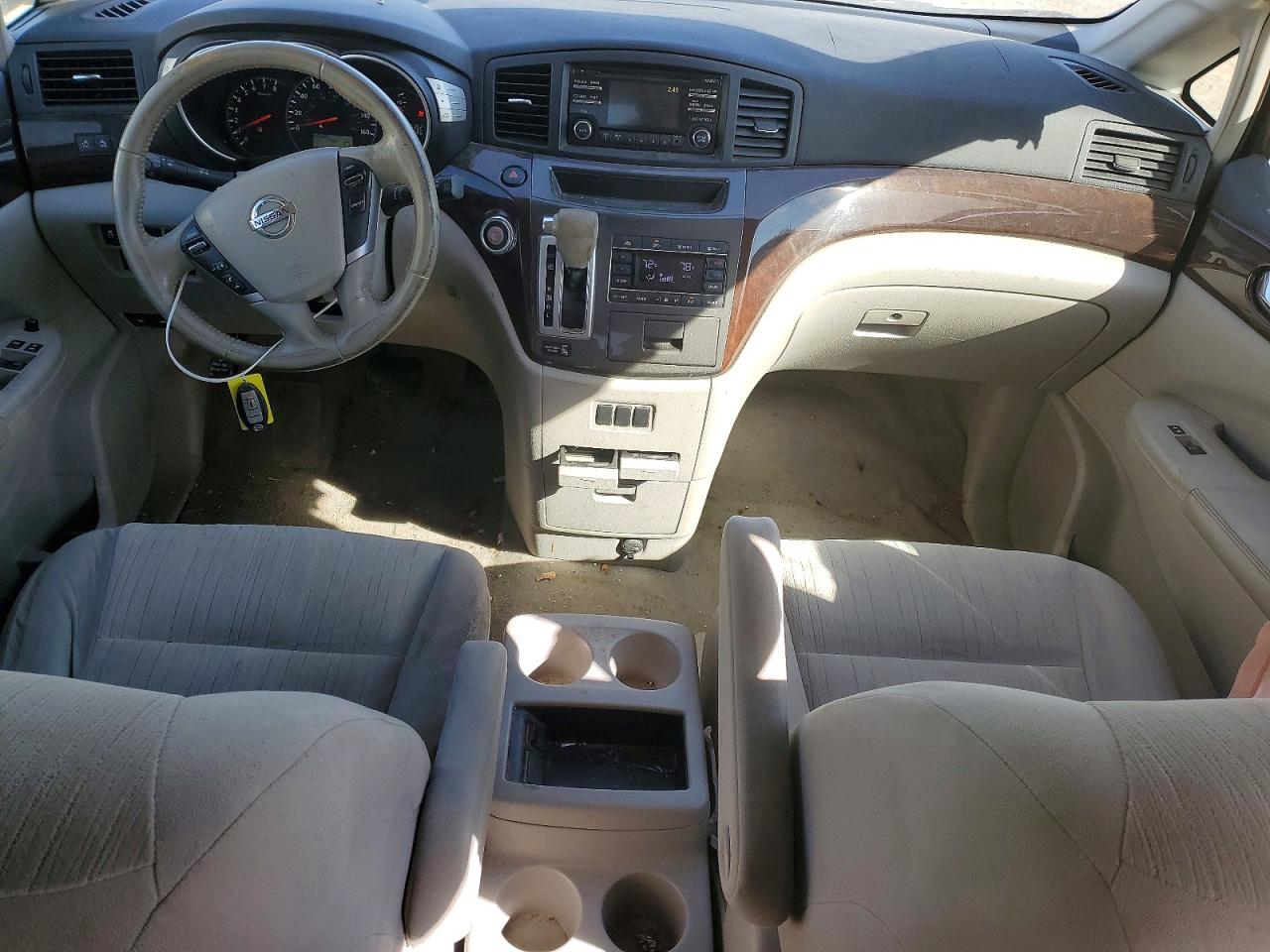 2014 Nissan Quest Gray vin: JN8AE2KP1E9105763