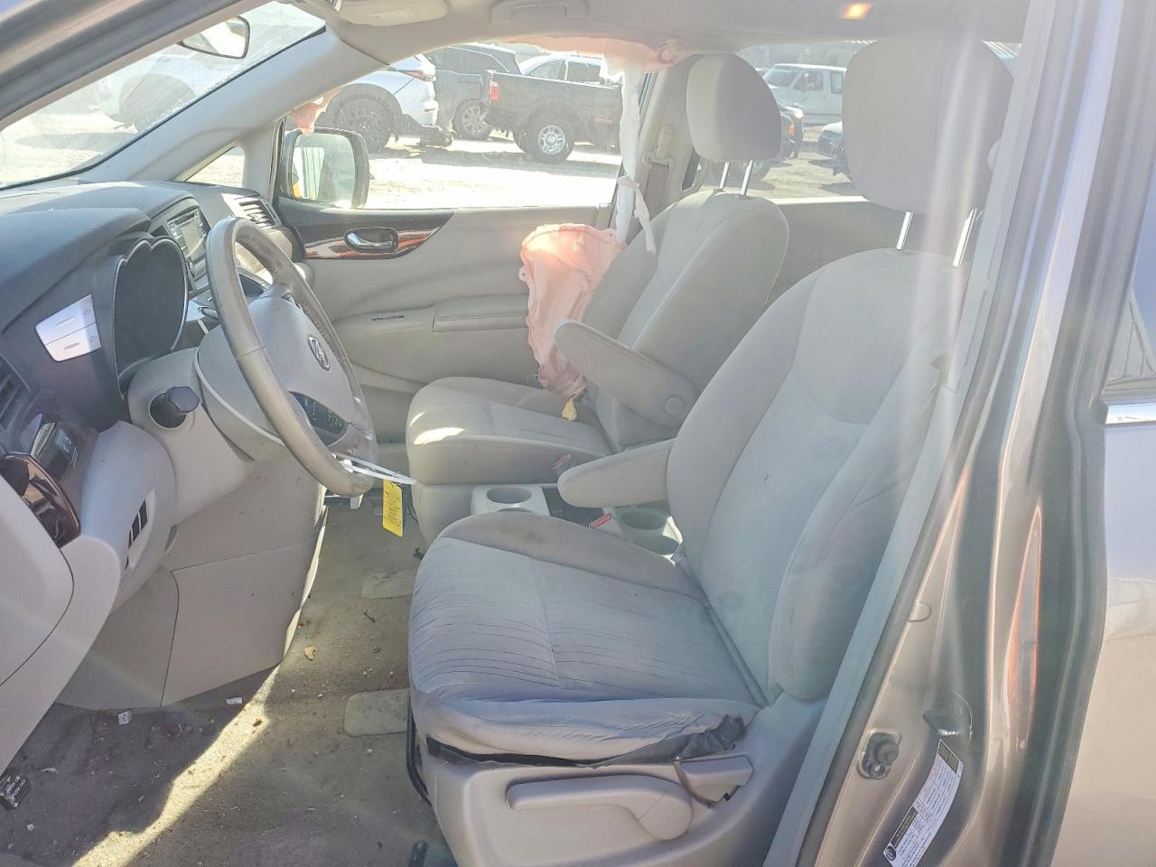 2014 Nissan Quest Gray vin: JN8AE2KP1E9105763