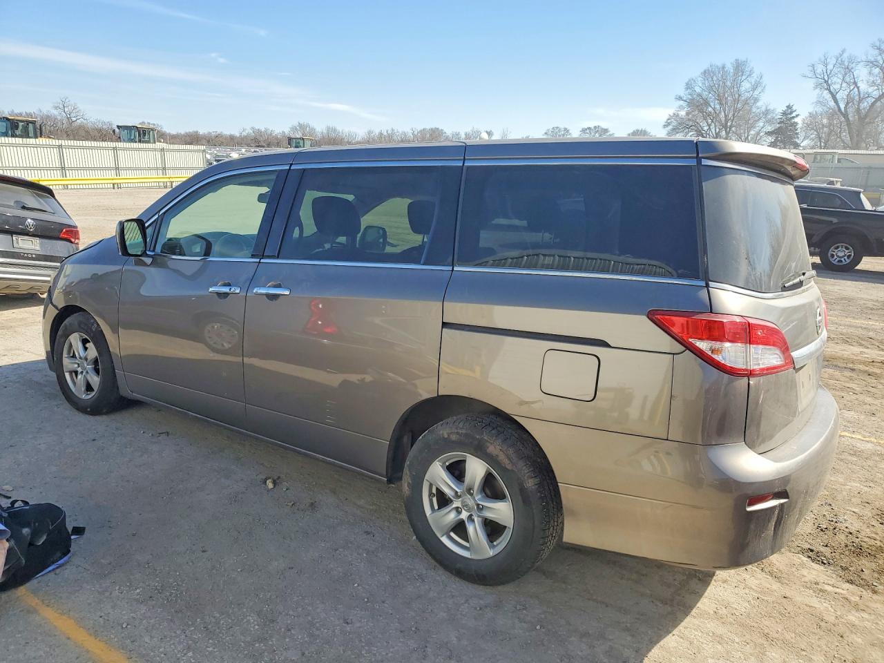 2014 Nissan Quest Gray vin: JN8AE2KP1E9105763