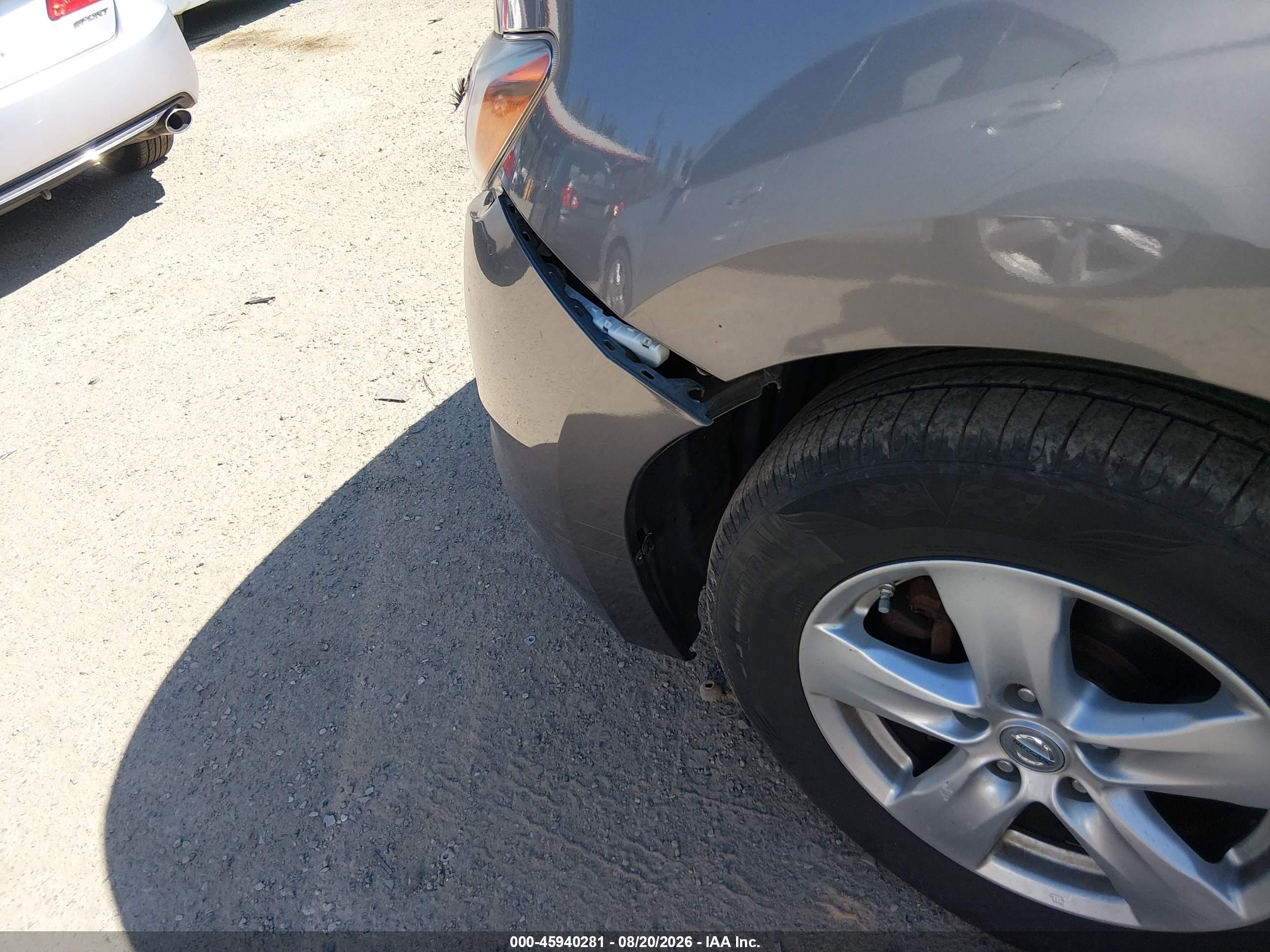 2015 Nissan Quest Sv Серый vin: JN8AE2KP1F9131037