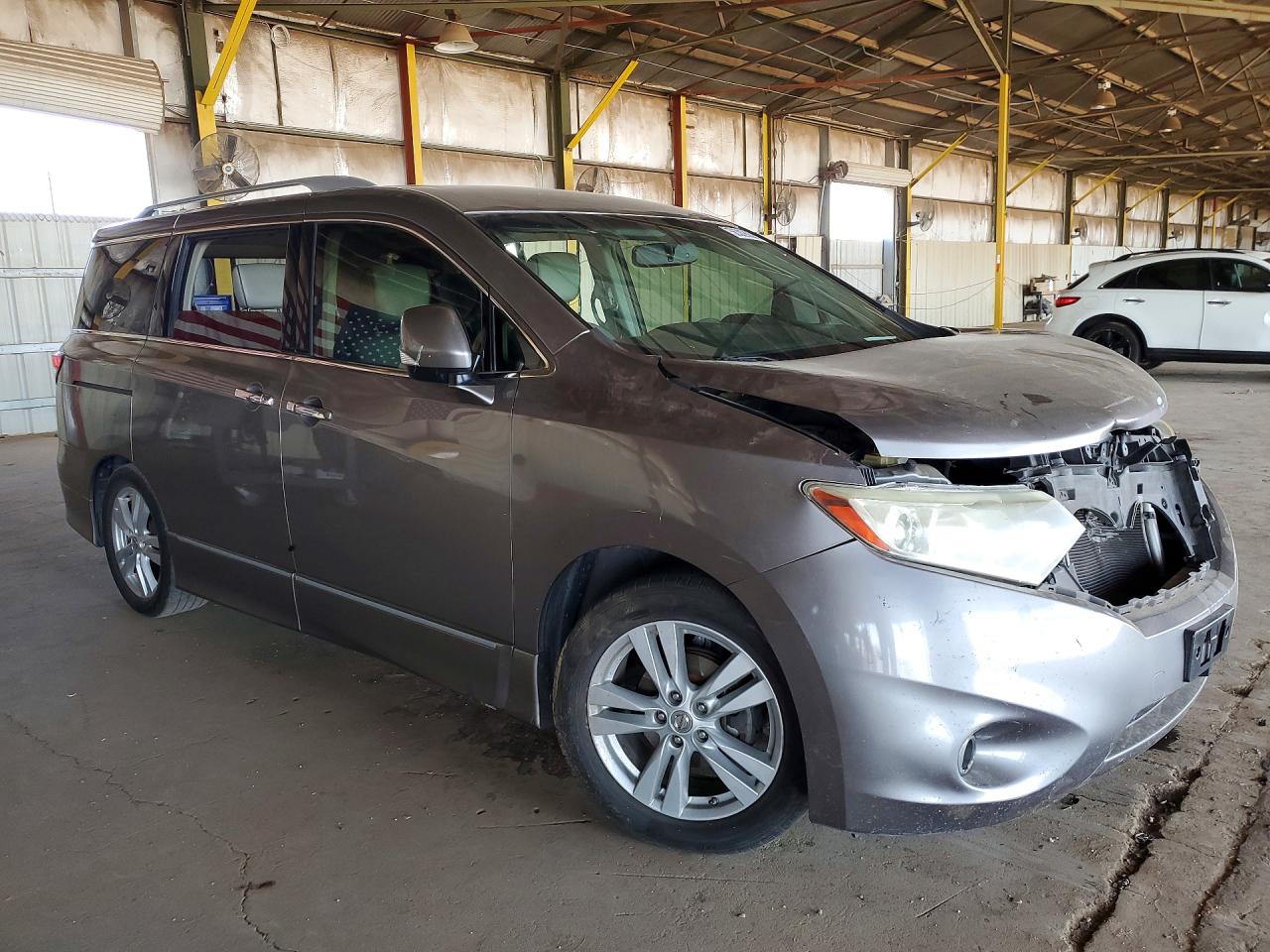 2011 Nissan Quest 3.5 S Silver vin: JN8AE2KP2B9003416