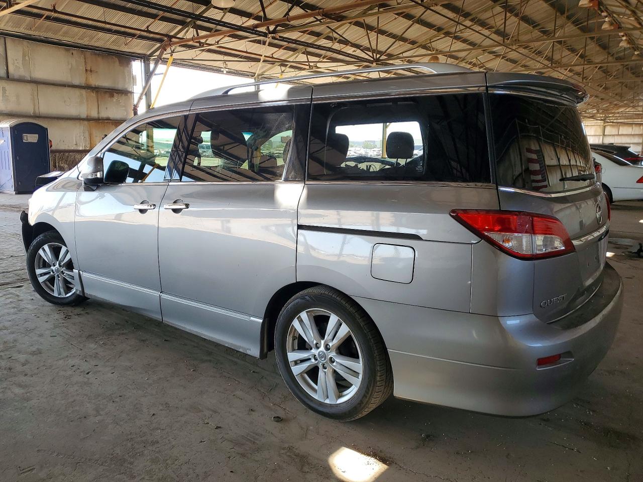 2011 Nissan Quest 3.5 S Silver vin: JN8AE2KP2B9003416
