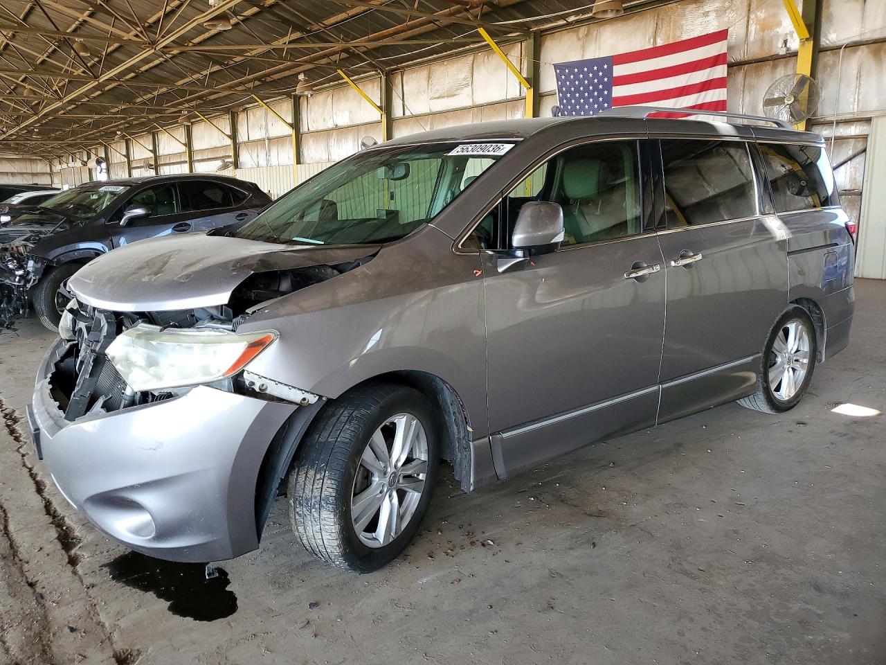 2011 Nissan Quest 3.5 S Silver vin: JN8AE2KP2B9003416