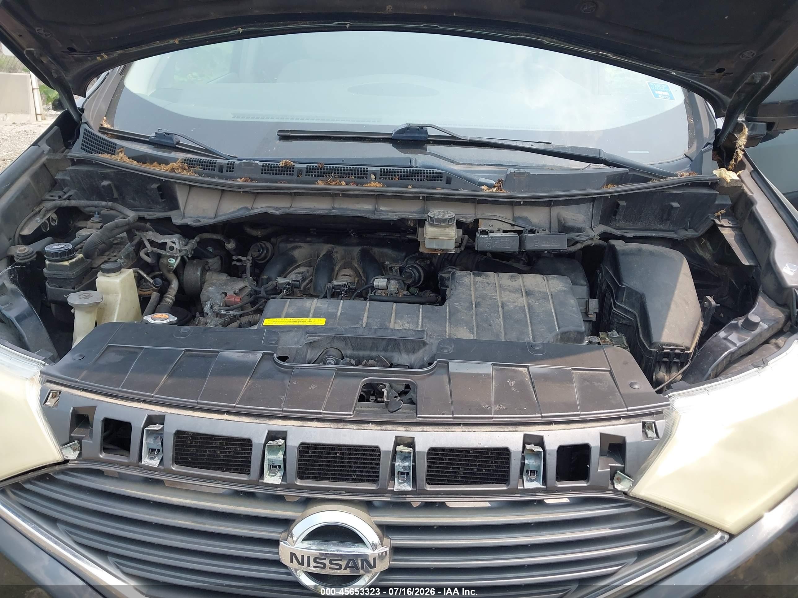 2012 Nissan Quest S Black vin: JN8AE2KP2C9037602