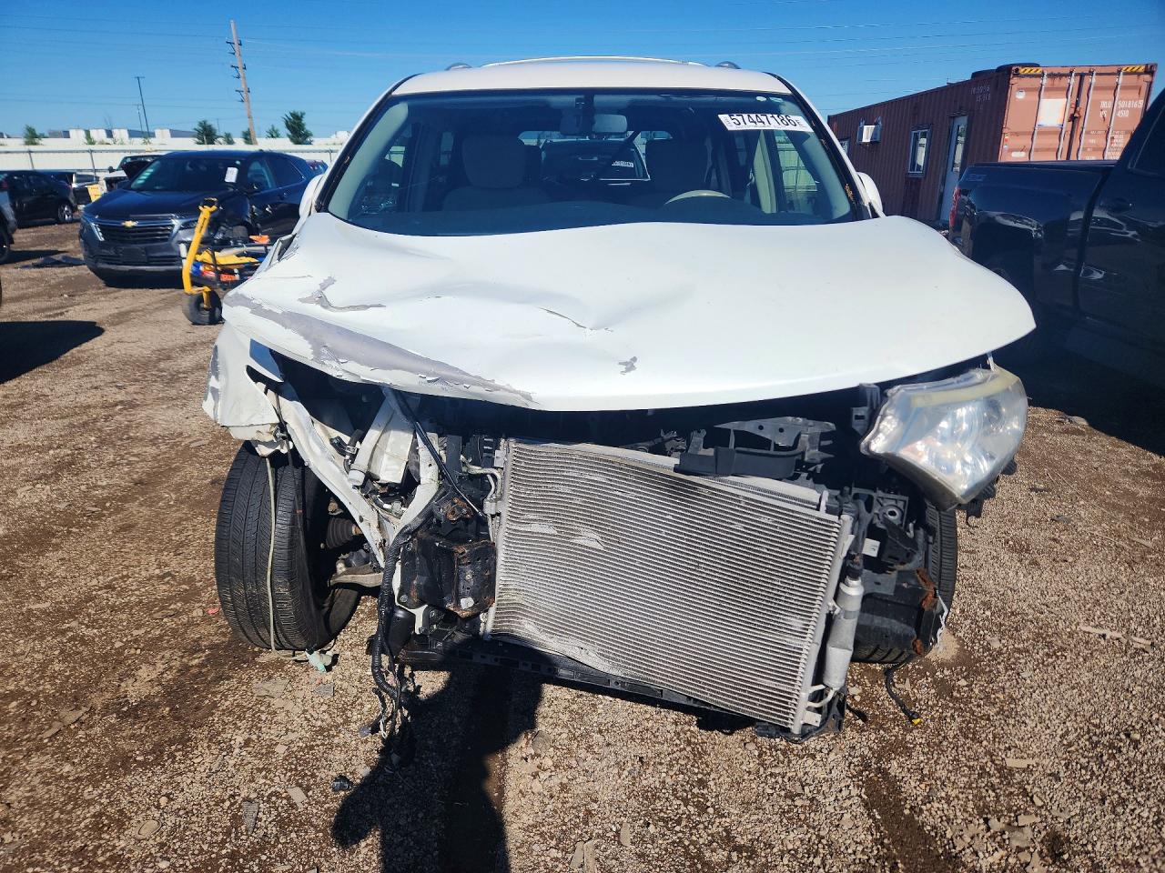 2012 Nissan Quest 3.5 S White vin: JN8AE2KP2C9042170