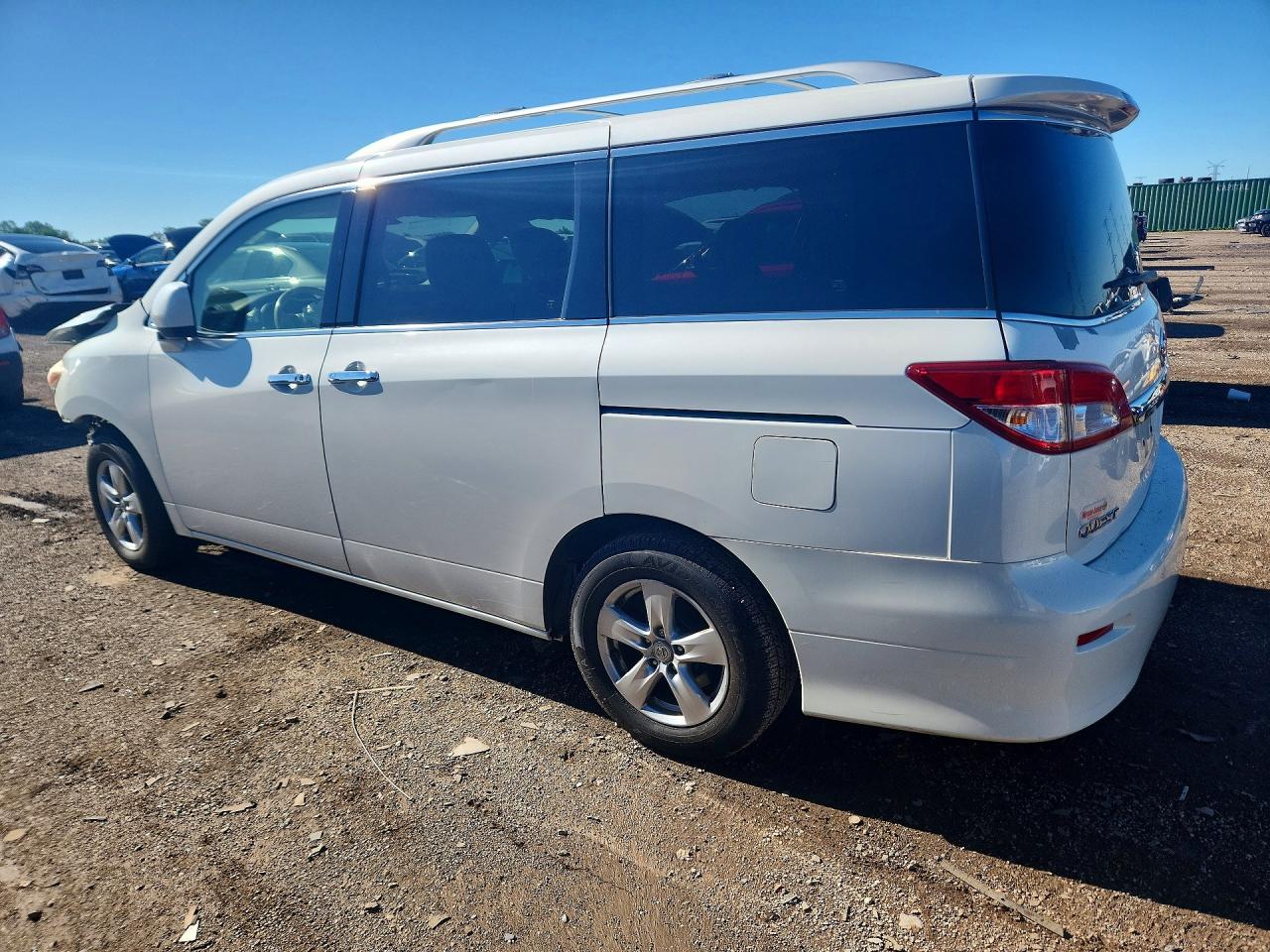 2012 Nissan Quest 3.5 S White vin: JN8AE2KP2C9042170