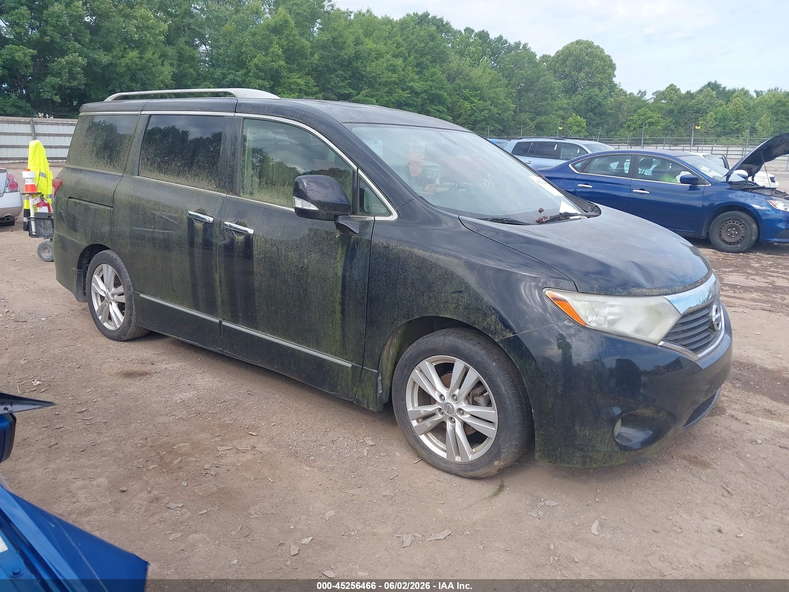 2012 Nissan Quest Le Black vin: JN8AE2KP2C9048096