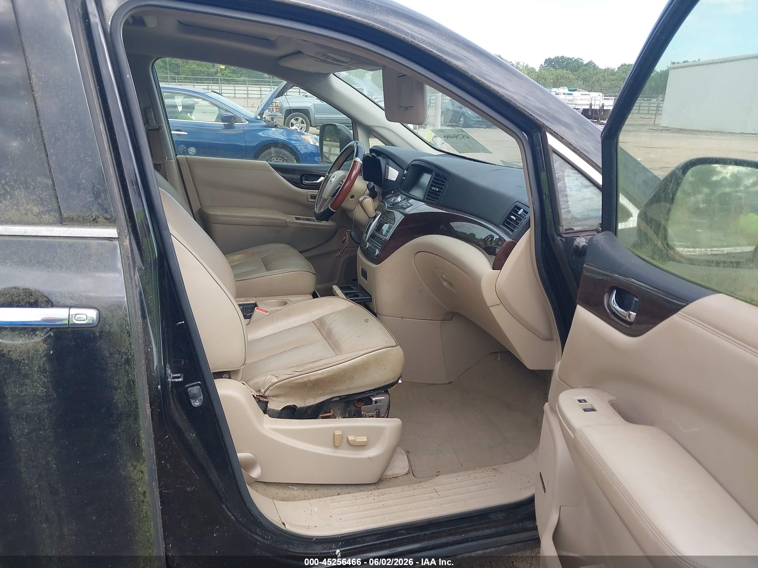 2012 Nissan Quest Le Black vin: JN8AE2KP2C9048096