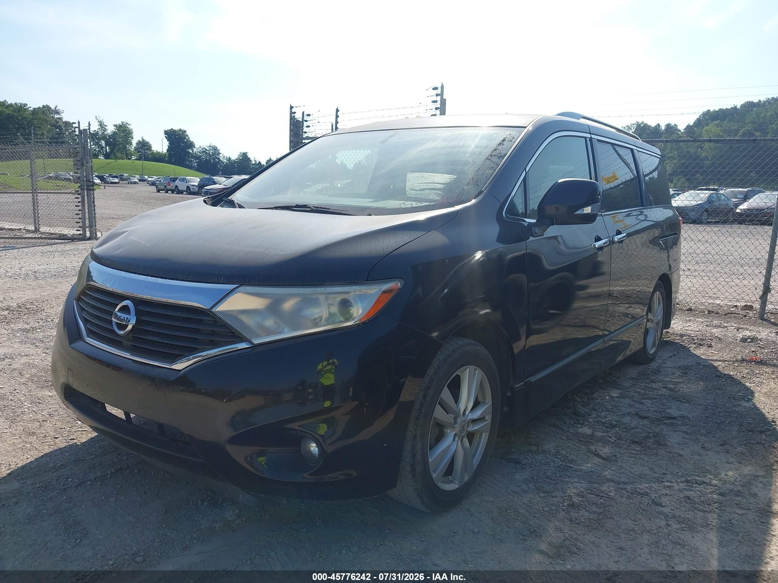 2012 Nissan Quest Le Gray vin: JN8AE2KP2C9048096