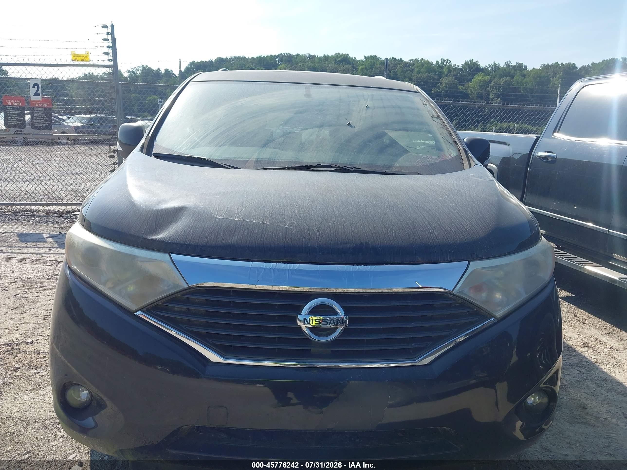 2012 Nissan Quest Le Gray vin: JN8AE2KP2C9048096