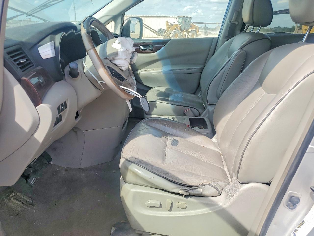 2012 Nissan Quest 3.5 S Silver vin: JN8AE2KP2C9051919