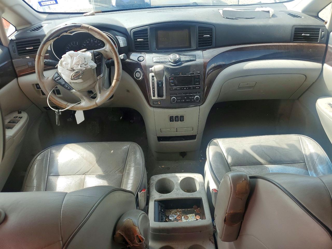 2012 Nissan Quest 3.5 S Silver vin: JN8AE2KP2C9051919