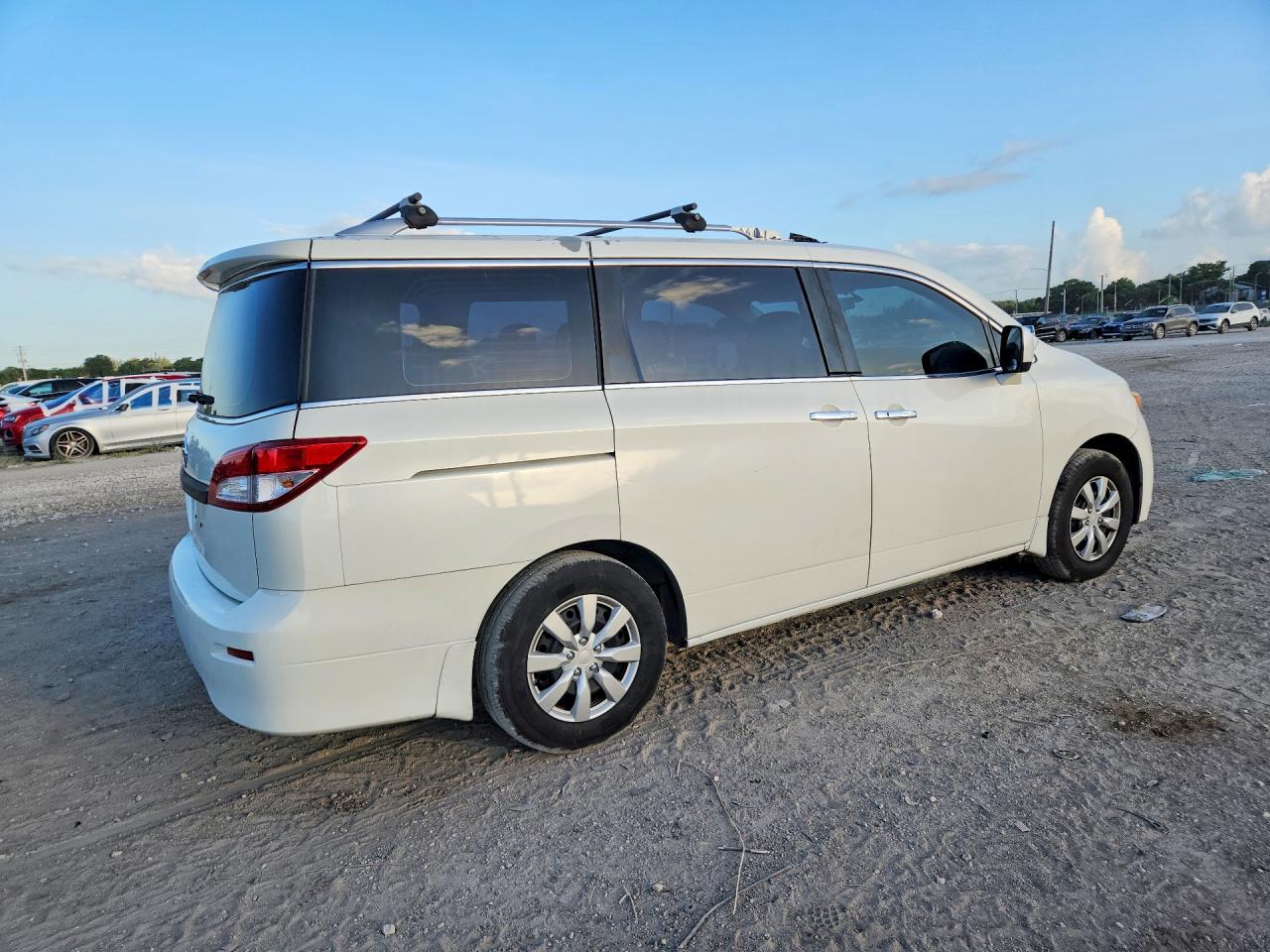 2013 Nissan Quest 3.5 S Белый vin: JN8AE2KP2D9071458