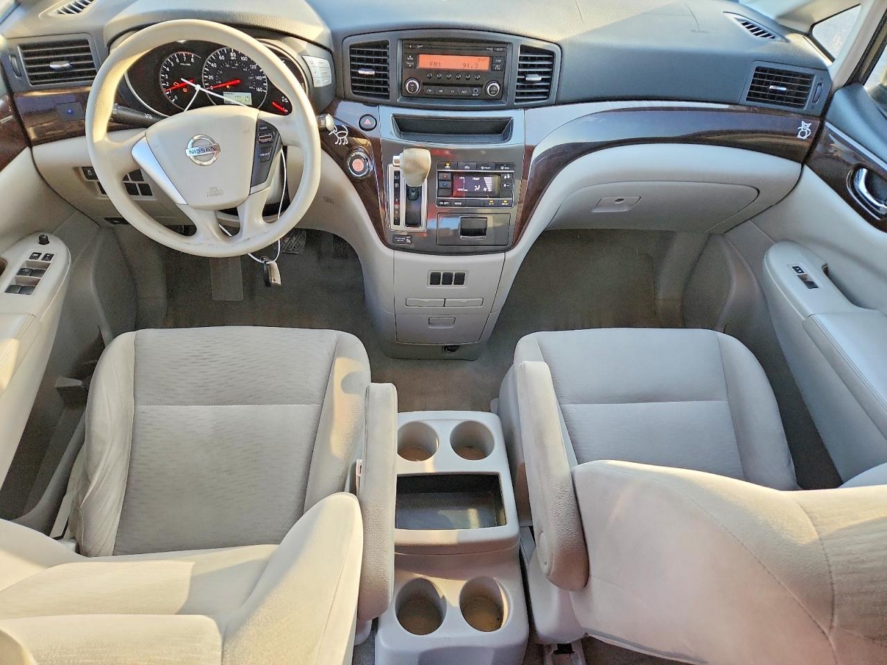 2013 Nissan Quest 3.5 S Белый vin: JN8AE2KP2D9071458