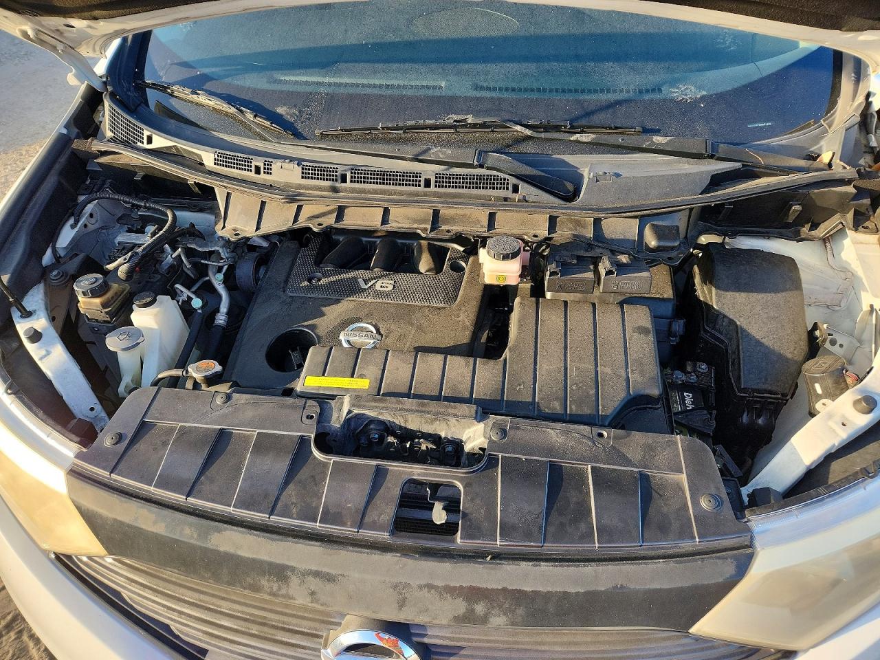 2013 Nissan Quest 3.5 S Белый vin: JN8AE2KP2D9071458