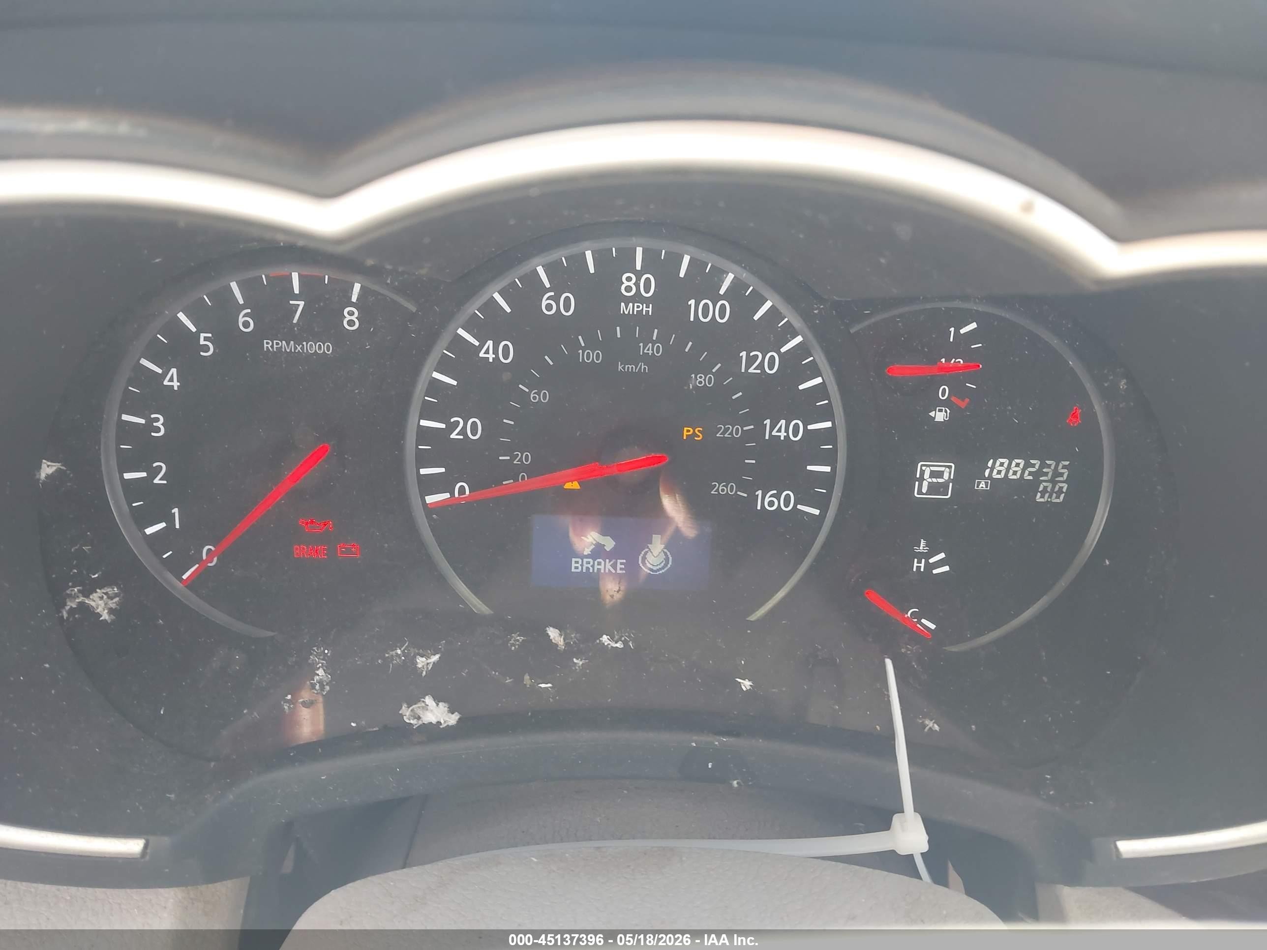 2014 Nissan Quest Le Серый vin: JN8AE2KP2E9100605