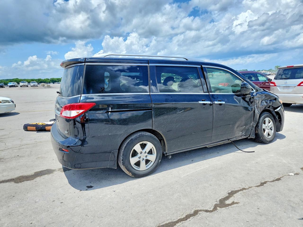 2014 Nissan Quest 3.5 Sv Black vin: JN8AE2KP2E9102712