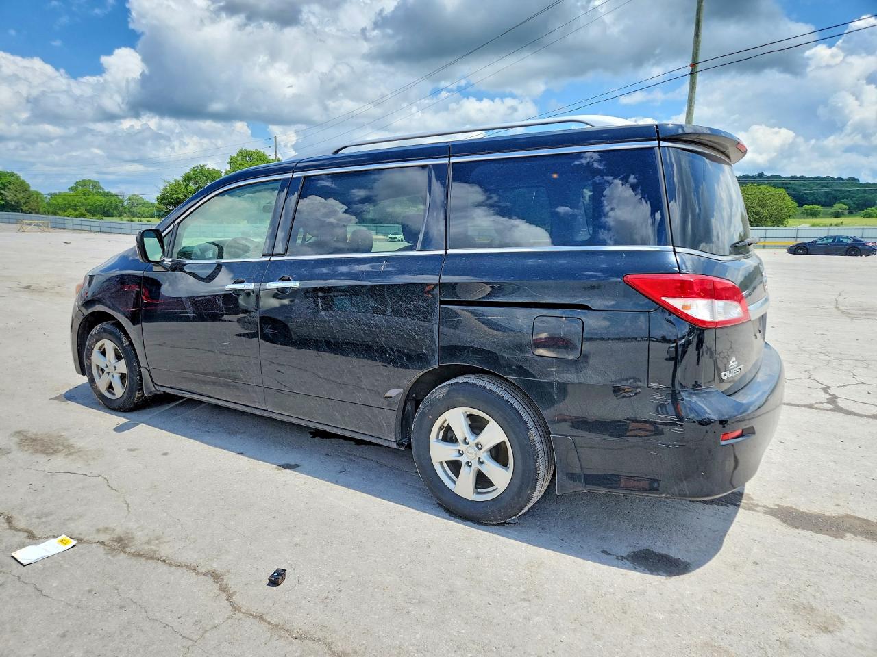 2014 Nissan Quest 3.5 Sv Black vin: JN8AE2KP2E9102712
