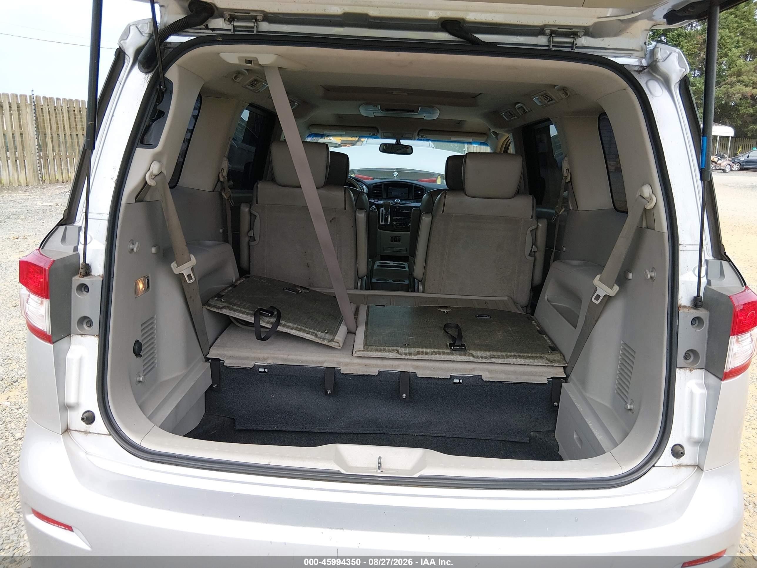 2014 Nissan Quest Sl Gray vin: JN8AE2KP2E9102774