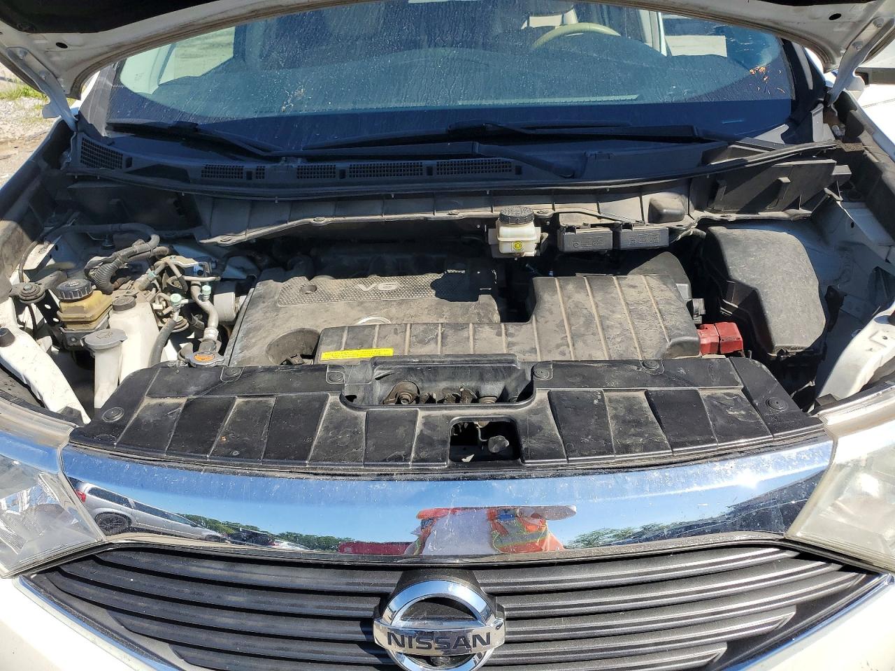 2014 Nissan Quest 3.5 Le White vin: JN8AE2KP2E9107490