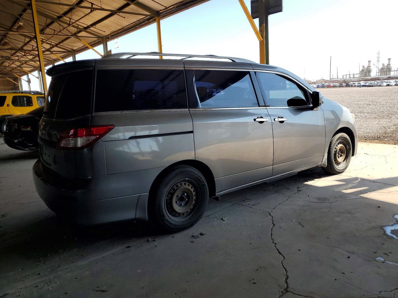 2014 Nissan Quest 3.5 S Gray vin: JN8AE2KP2E9107795