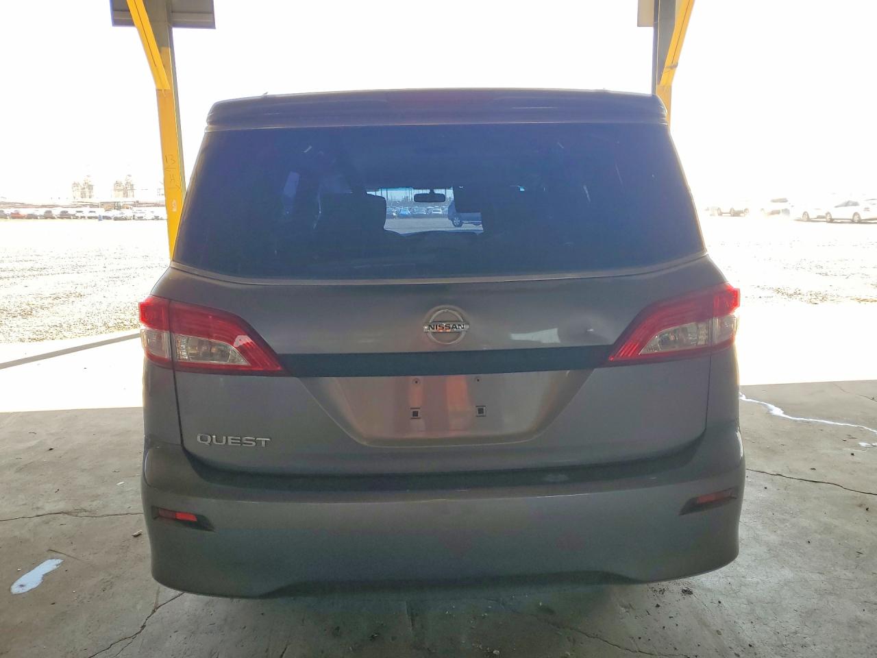 2014 Nissan Quest 3.5 S Gray vin: JN8AE2KP2E9107795