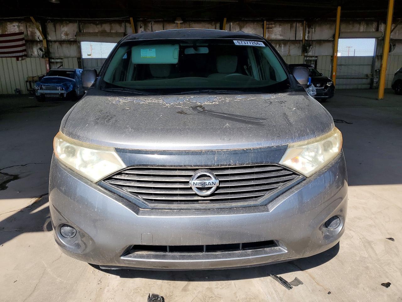 2014 Nissan Quest 3.5 S Gray vin: JN8AE2KP2E9107795
