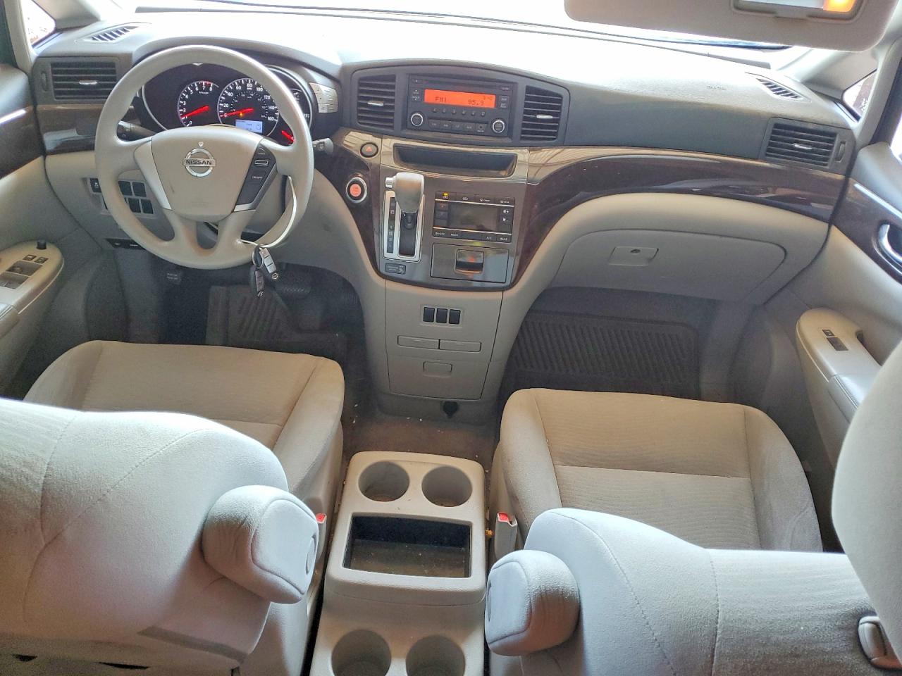 2014 Nissan Quest 3.5 S Gray vin: JN8AE2KP2E9107795