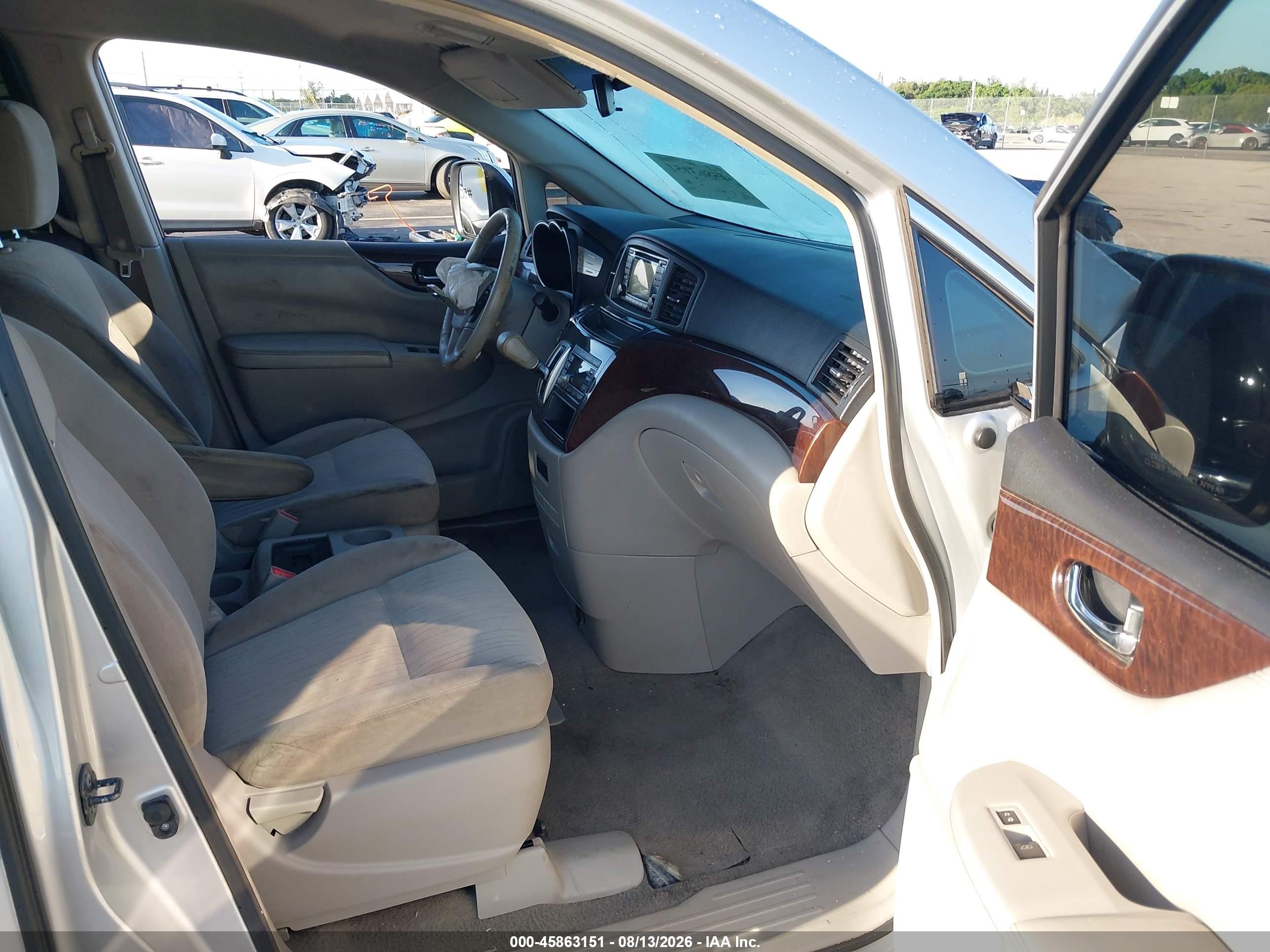 2015 Nissan Quest Platinum/s/sl/sv Серебряный vin: JN8AE2KP2F9121830