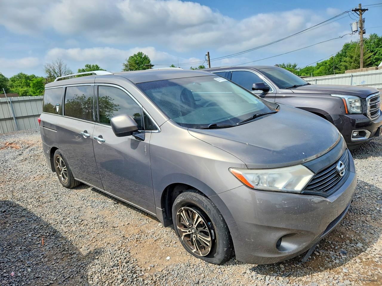 2015 Nissan Quest 3.5 S Серый vin: JN8AE2KP2F9133282