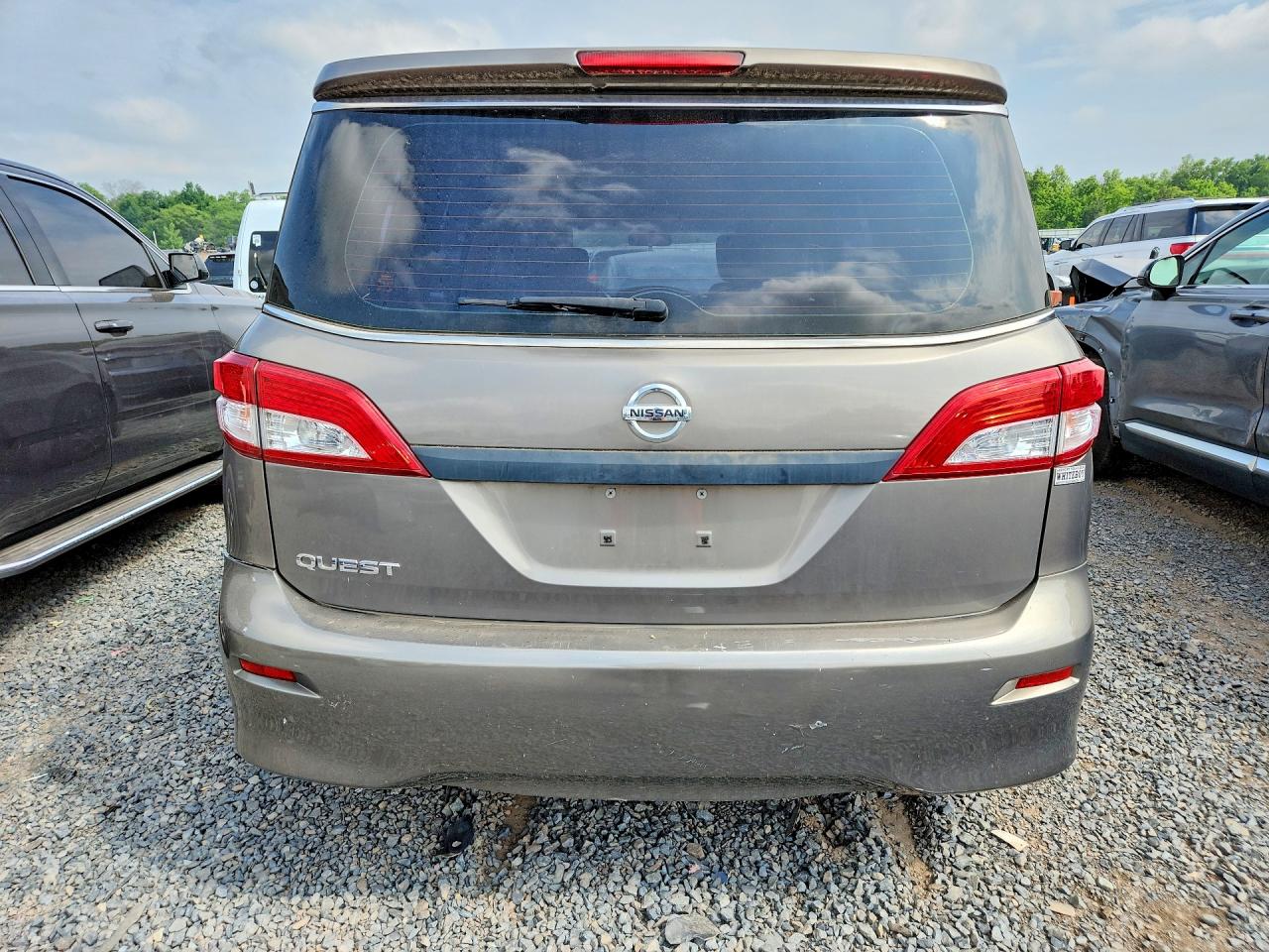 2015 Nissan Quest 3.5 S Серый vin: JN8AE2KP2F9133282