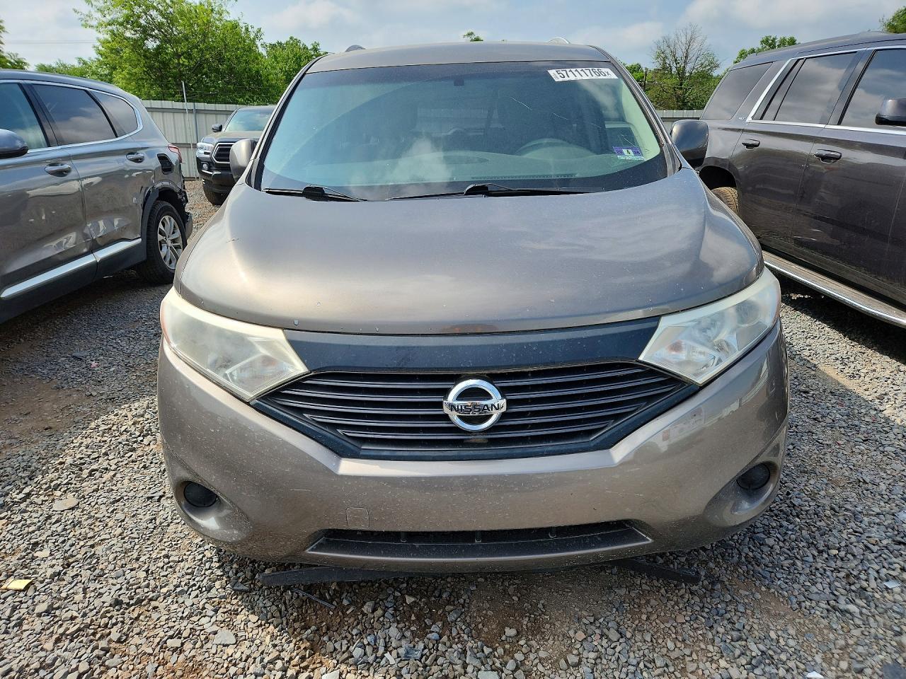 2015 Nissan Quest 3.5 S Серый vin: JN8AE2KP2F9133282