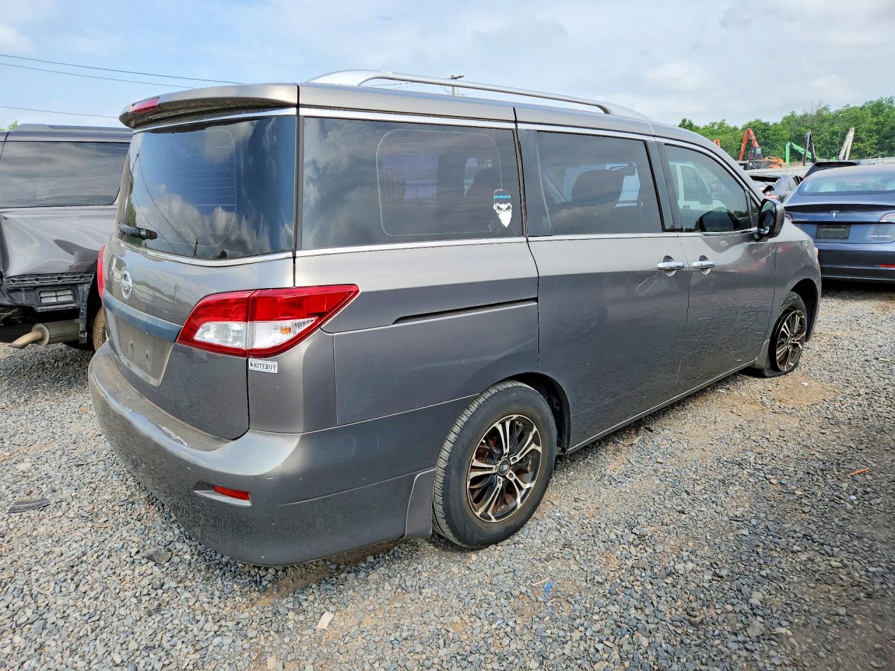 2015 Nissan Quest 3.5 S Серый vin: JN8AE2KP2F9133282