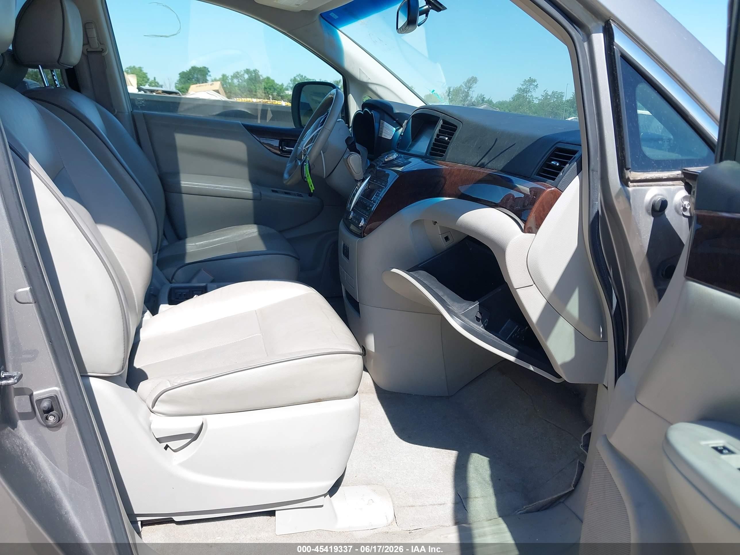 2011 Nissan Quest Sl Gold vin: JN8AE2KP3B9006034