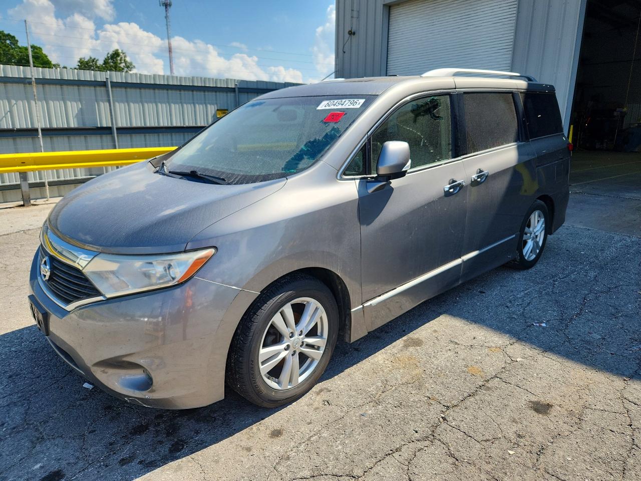 2011 Nissan Quest S Silver vin: JN8AE2KP3B9006034