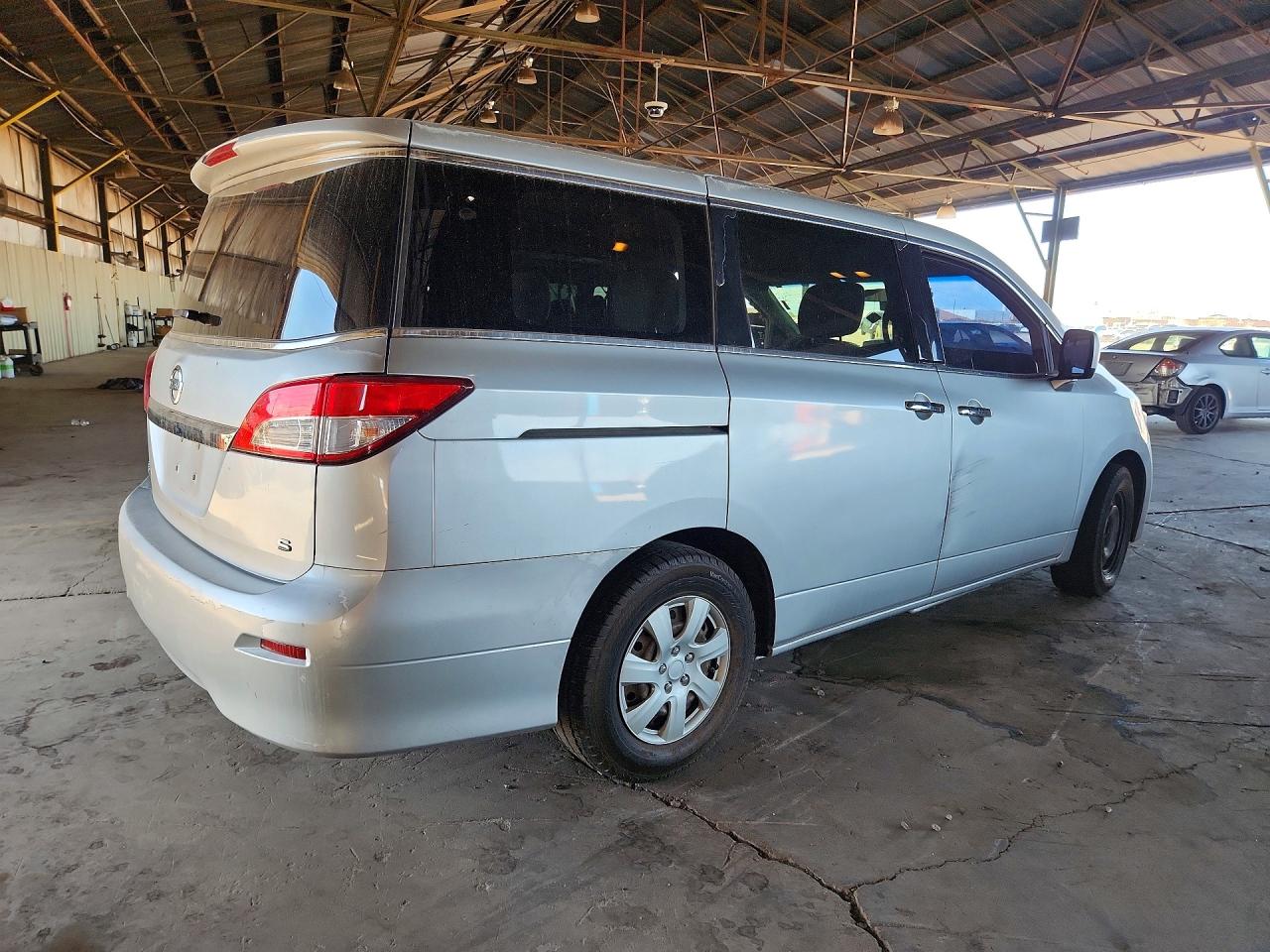 2011 Nissan Quest 3.5 S Silver vin: JN8AE2KP3B9012674