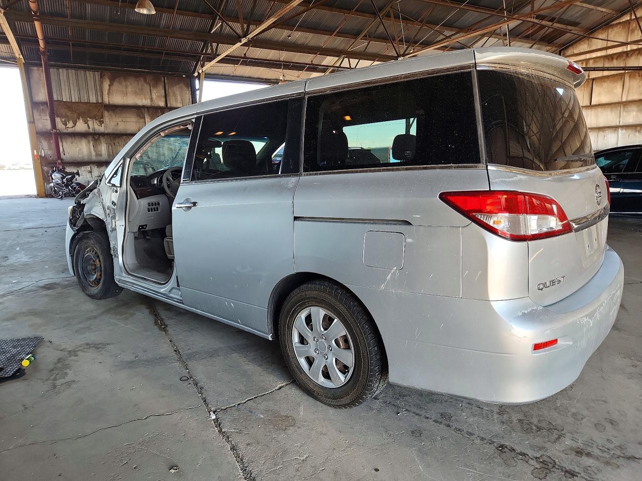 2011 Nissan Quest 3.5 S Silver vin: JN8AE2KP3B9012674